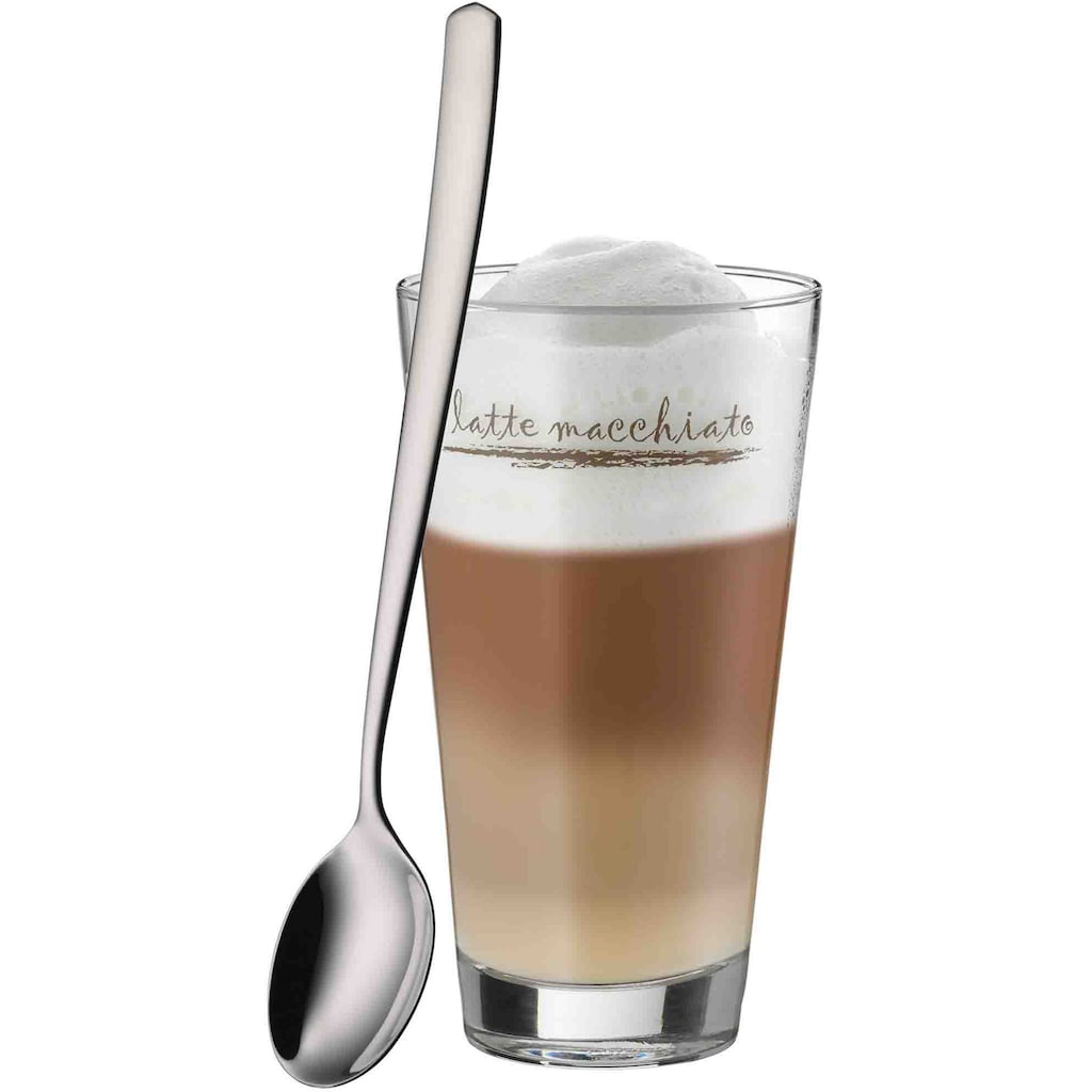 WMF Gläser-Set »Clever&More«, (Set, 12 tlg., 6x Latte Macchiato Gläser-6x Latte Macchiato Löffel)