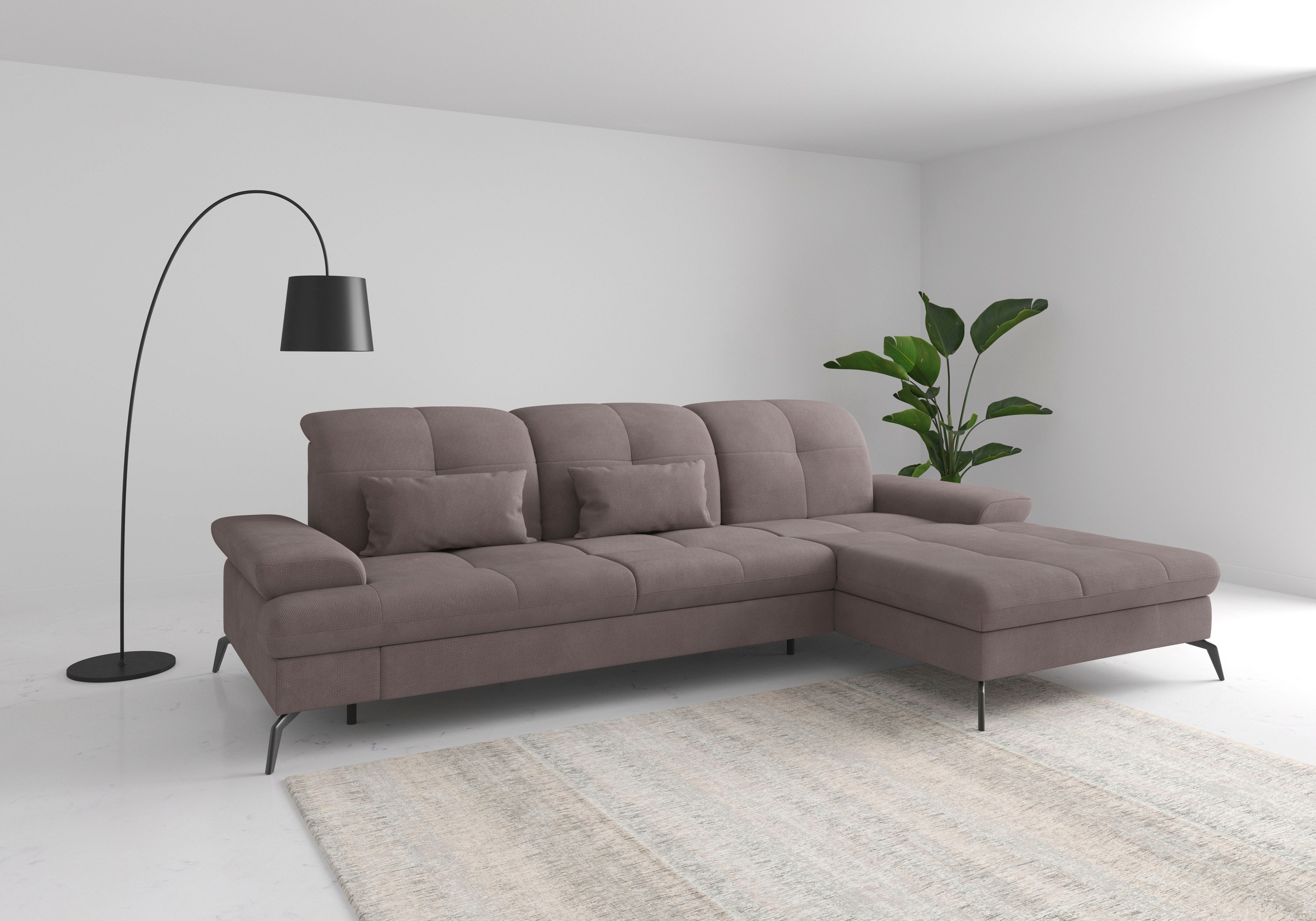 sit&more Ecksofa »Amica, L-Form, inkl. Sitztiefenverstellung & Armteilverst günstig online kaufen