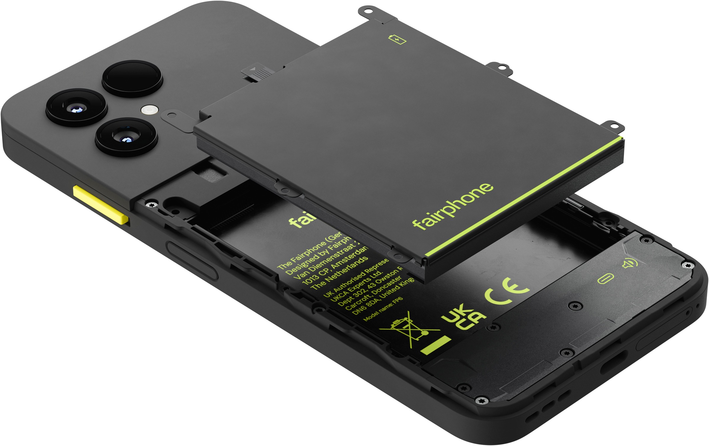 Fairphone Smartphone »Gen. 6«, Horizon Black