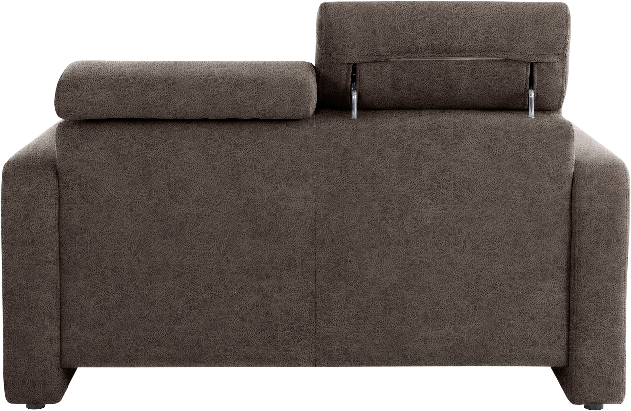 sit&more 2-Sitzer »Bologna«, inklusive Kopfteilverstellung und Federkern