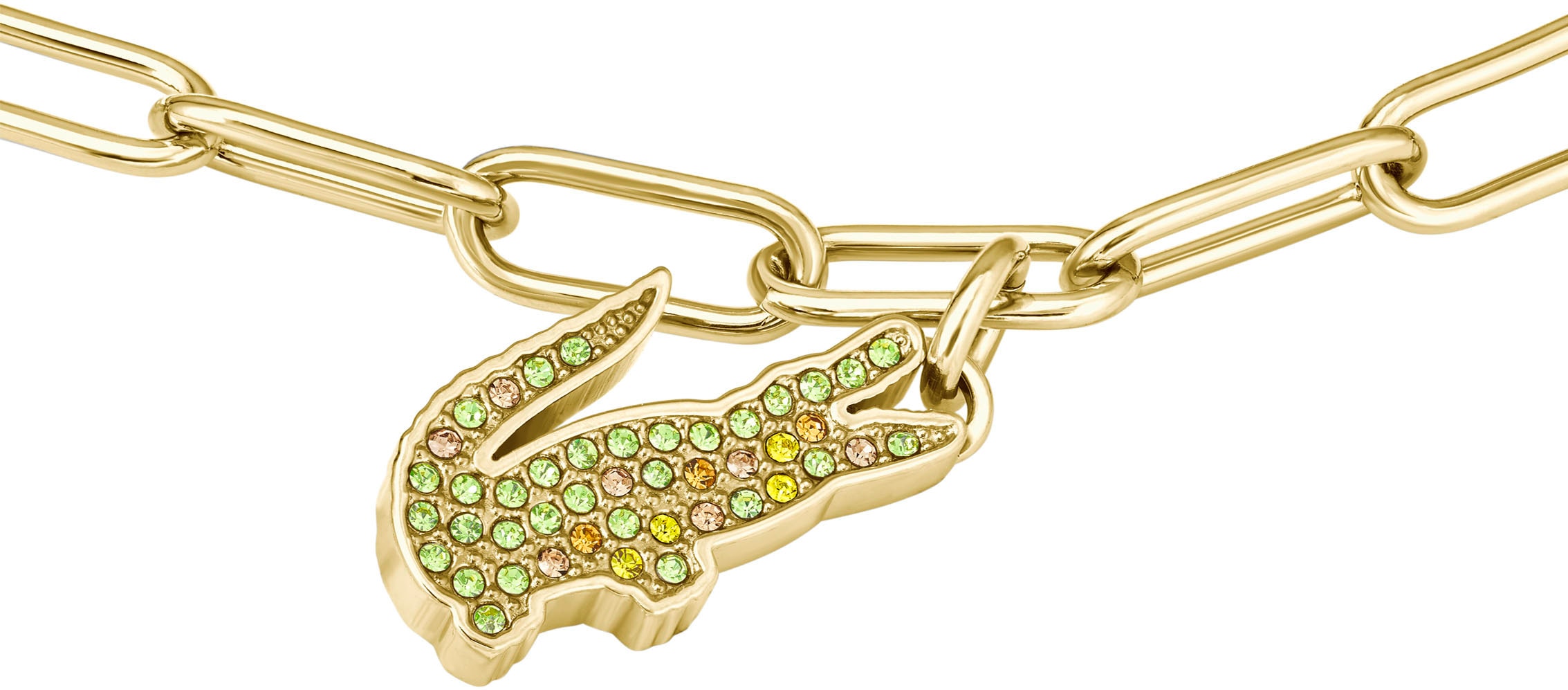 Lacoste Armkette »CROCODILE, 2040306, 2040363«, mit Glasstein