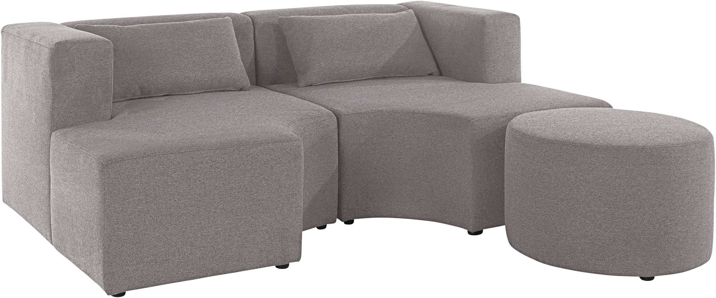 Leonique Sofa »Alexane«, zusammengesetzt aus Modulen, in vielen Bezugsqualitäten und Farben.