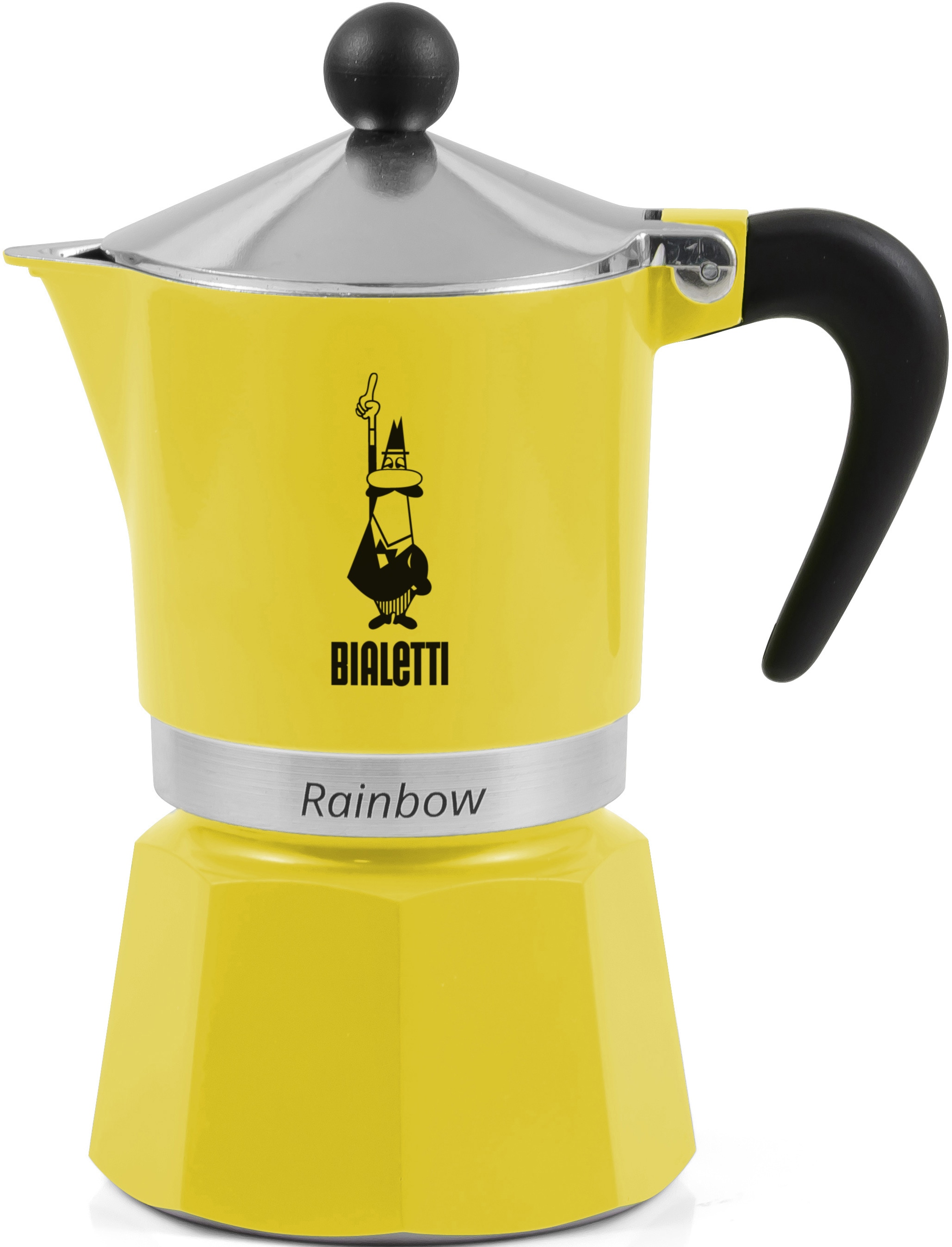 Espressokocher »Rainbow«, 0,13 l Kaffeekanne, Aluminium