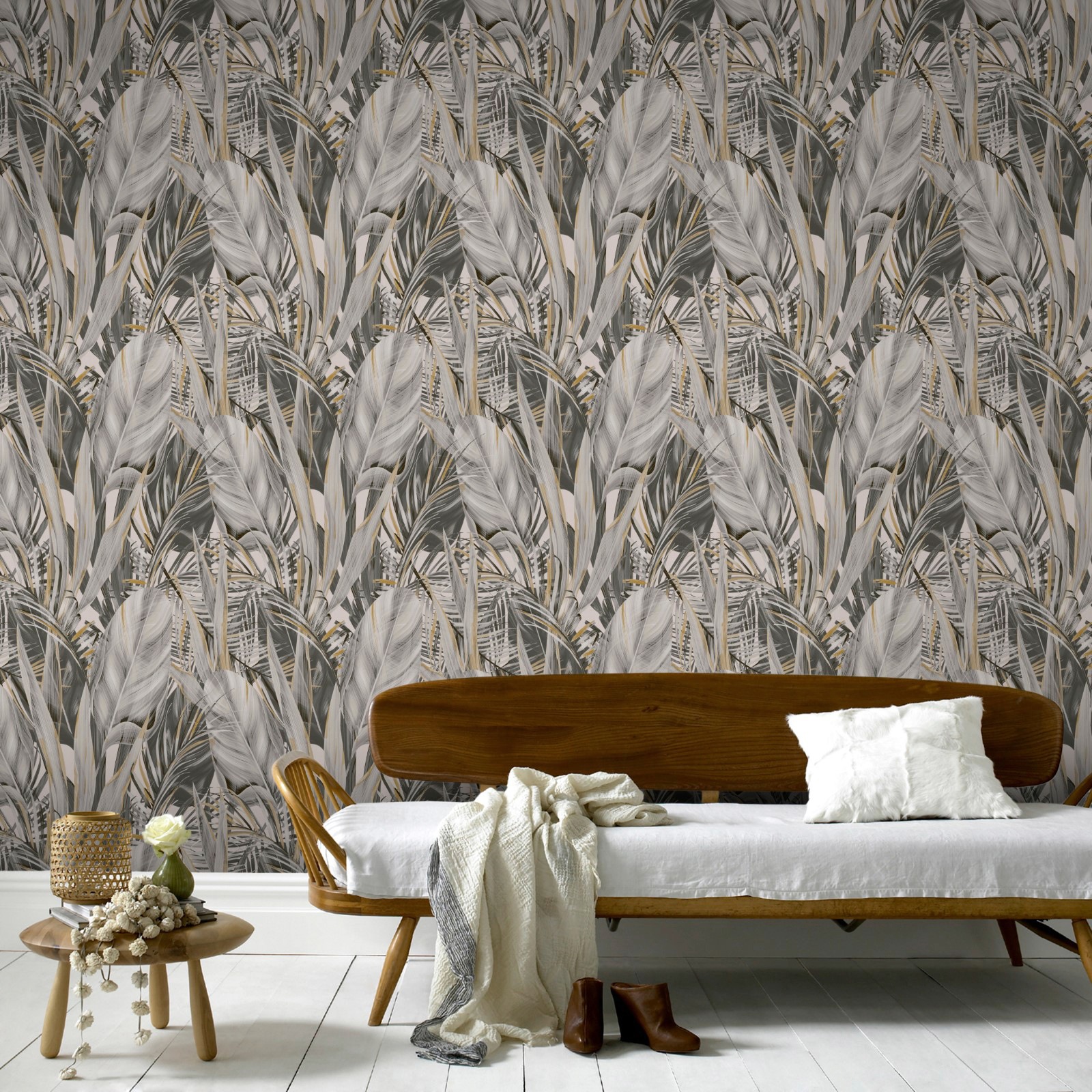 WOW Vliestapete »Tropisch Naturel« botanisch geprägt FSC® zertifiziert, mit lebhaftem Druck, 10 Meter Länge