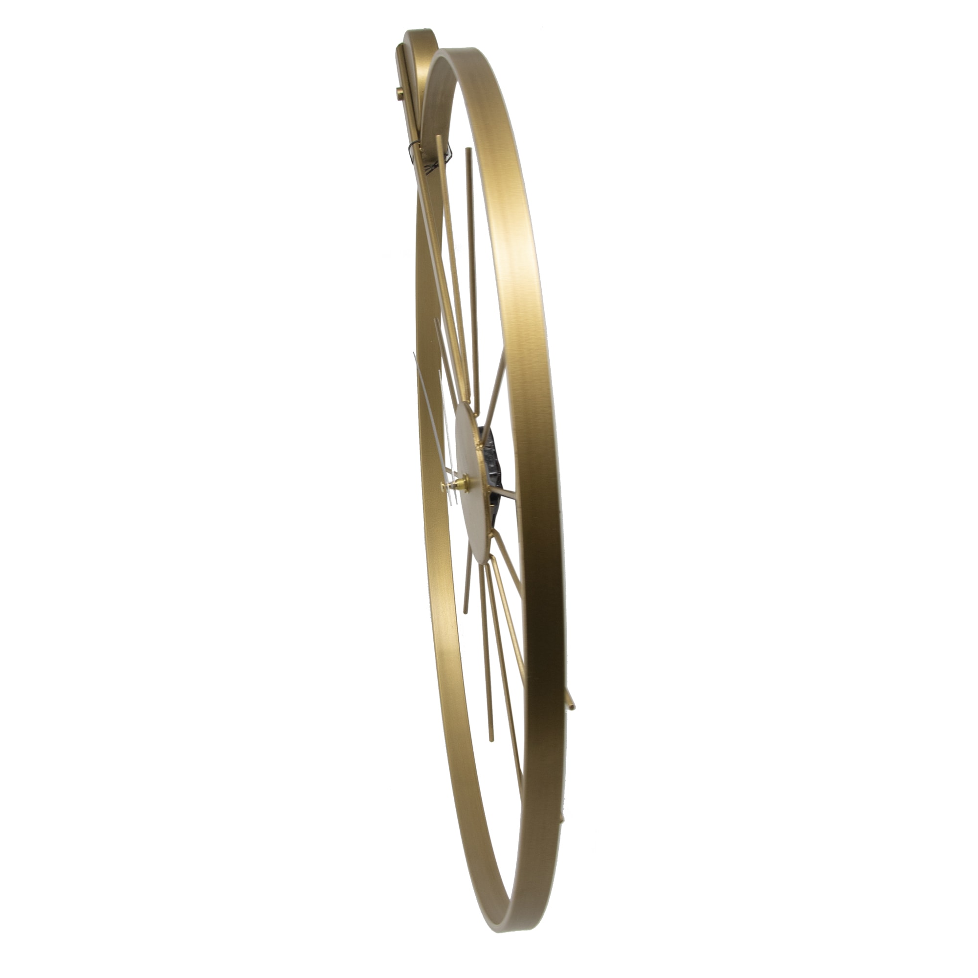 Art for the home Wanduhr »Luxus Wanduhr Rund«, Uhr - Luxuriöse runde Hängeuhr in Gold - 55cm x 65 cm
