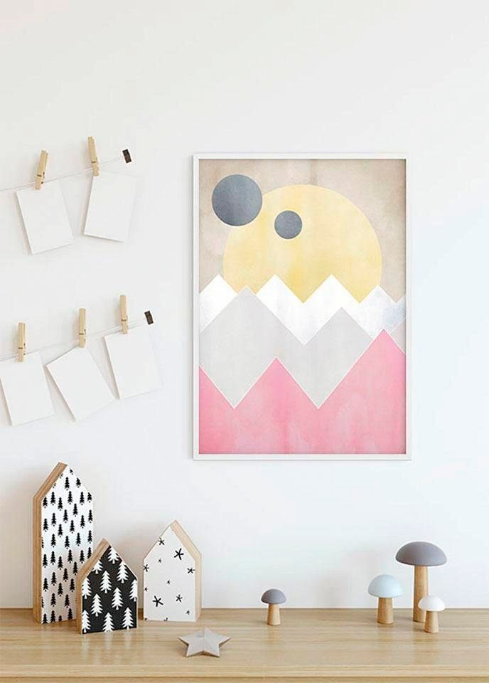 Komar Bild »Sunrise Spring«, Formen-Kunst, (1 St.), Wandbild zur Dekoration - ohne Rahmen