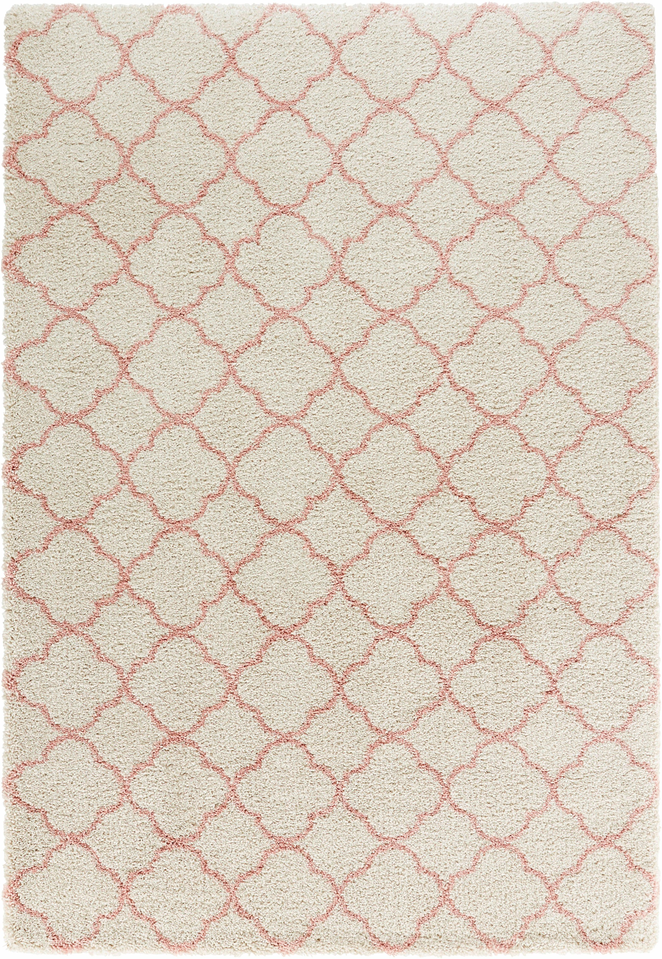HANSE Home Hochflor-Teppich »Luna«, rechteckig, 35 mm Höhe, Geometrisches Muster, Allover Design, Robust, Pflegeleicht