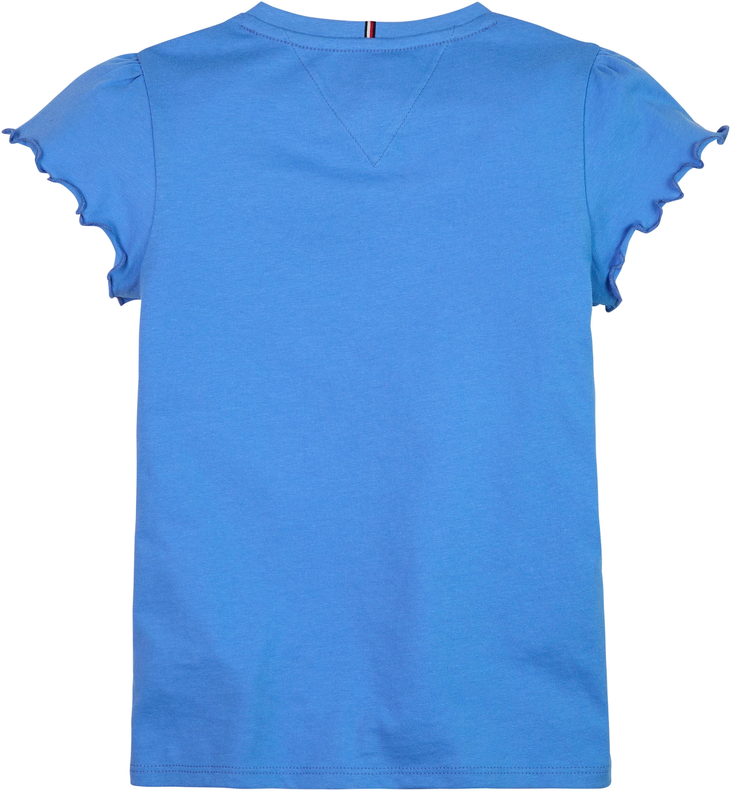 Tommy Hilfiger T-Shirt »ESSENTIAL RUFFLE SLEEVE TOP«, mit gewelltem Ärmelabschluss