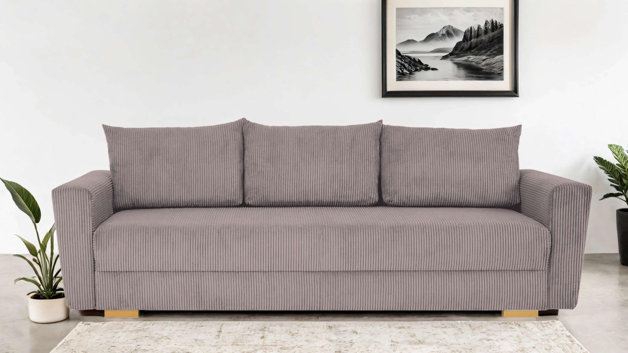 INOSIGN 3-Sitzer »MAGHERA Schlafsofa mit Bettkasten, in hochwertiger Verarb günstig online kaufen