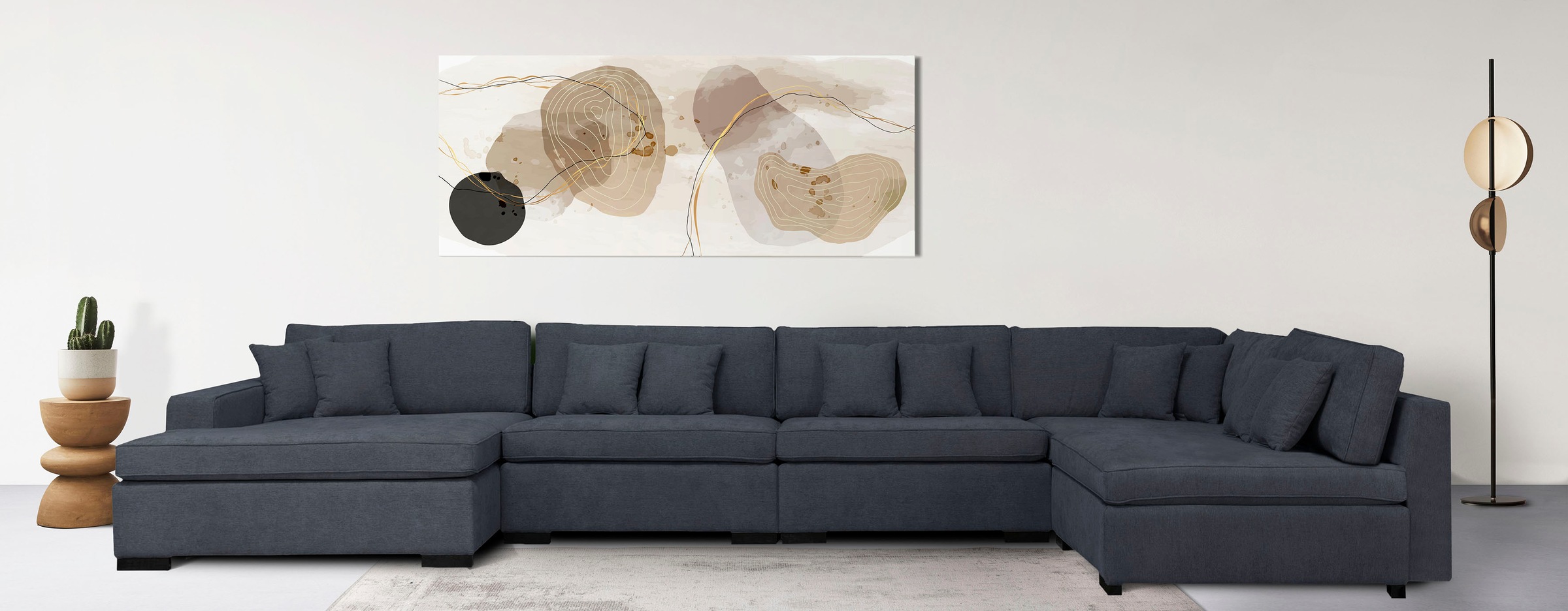 Guido Maria Kretschmer Home&Living Wohnlandschaft »Skara XXL U-Form«, Loung günstig online kaufen