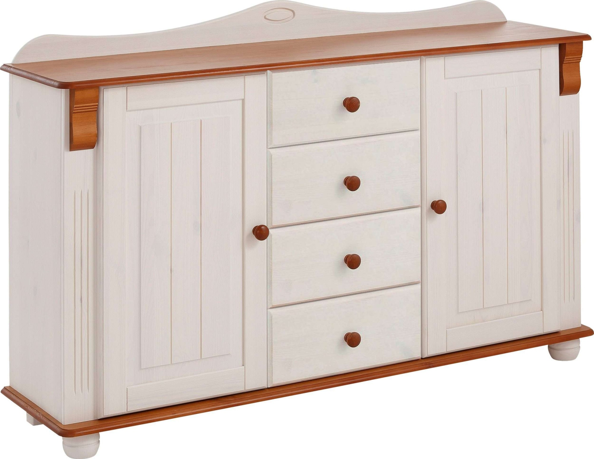 Home affaire Kommode »Sideboard, Anrichte, mit 3 Schubladen, 2 Türen« aus m günstig online kaufen