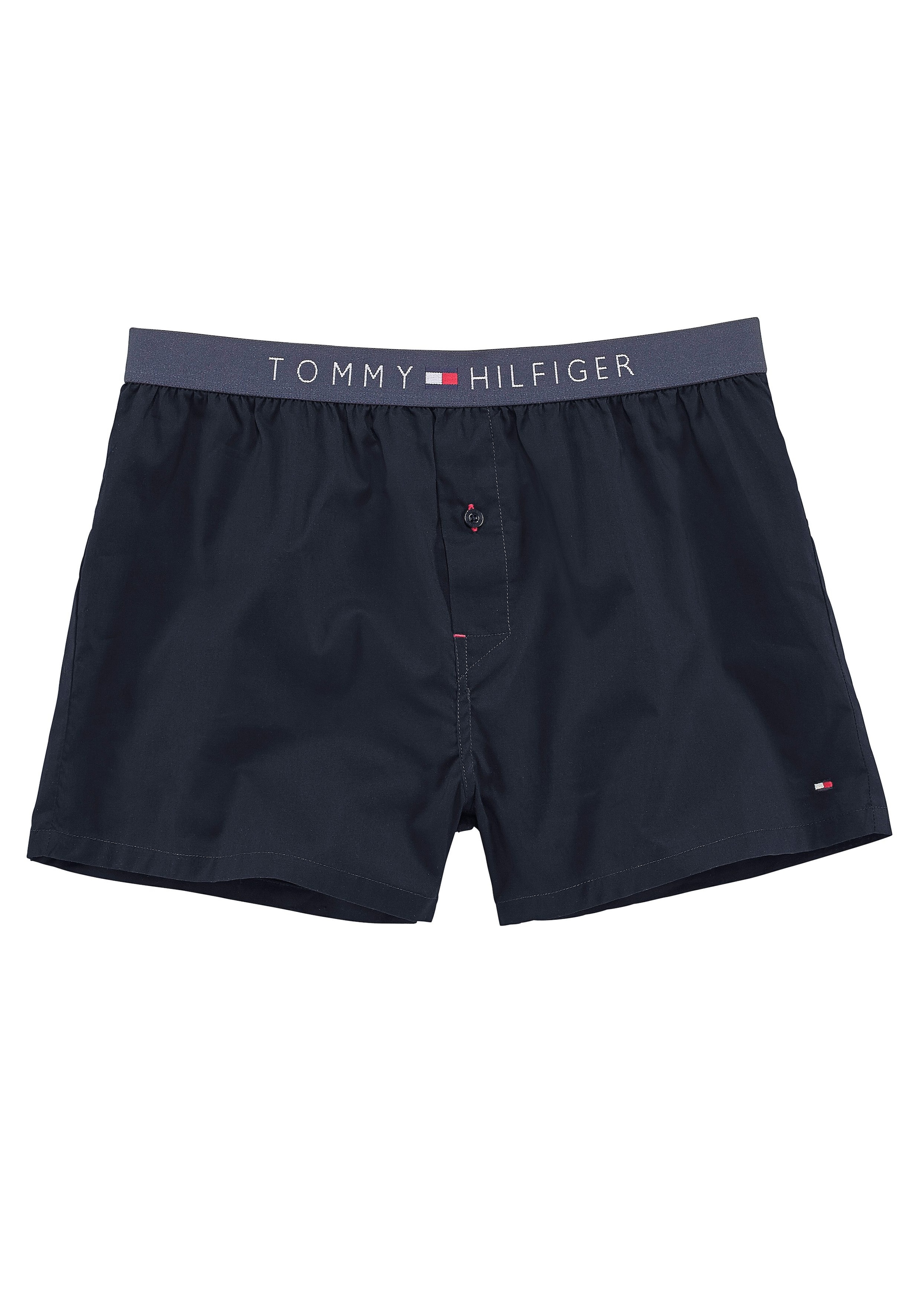 Tommy Hilfiger Underwear Webboxer, (1 St.), mit Logo am Bund