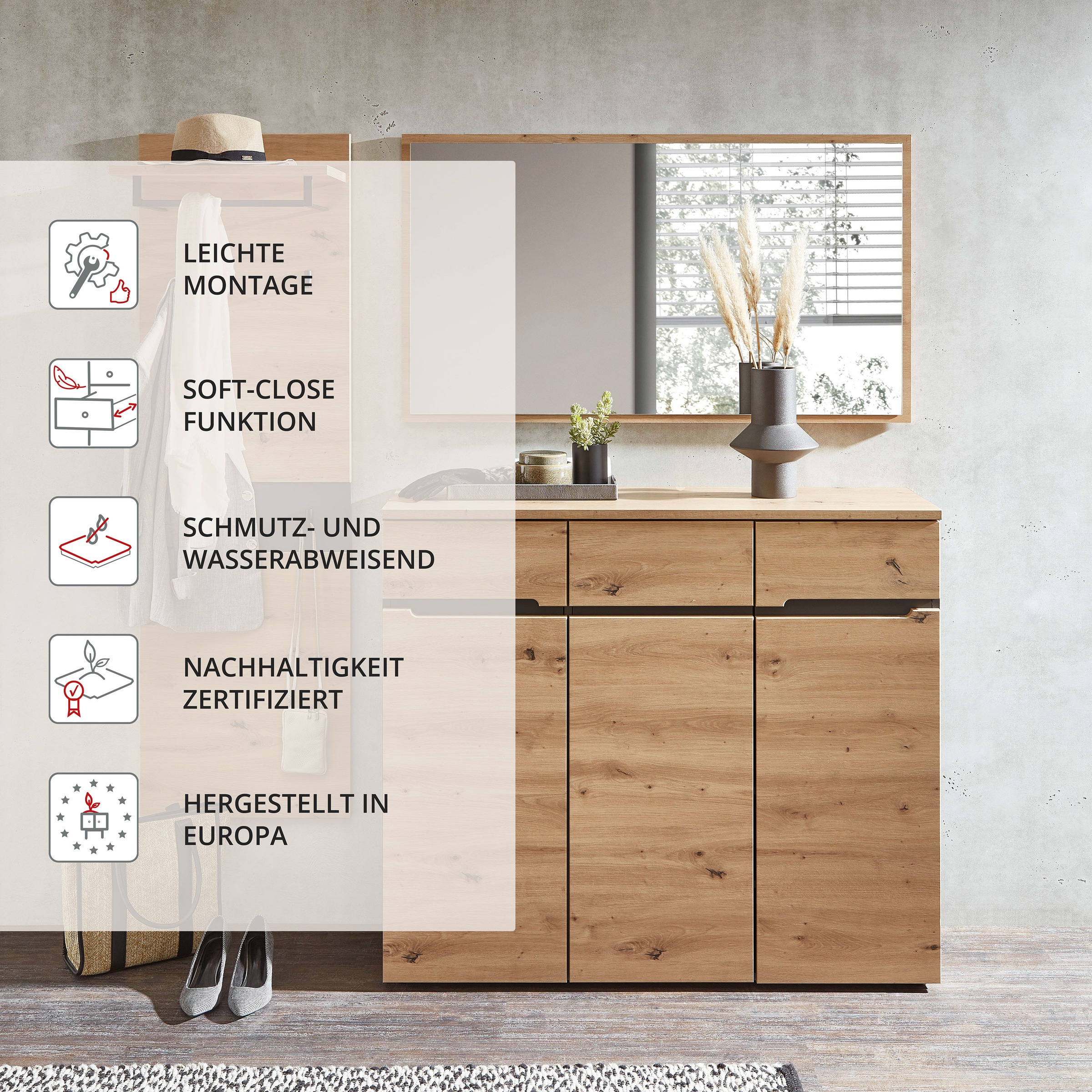 Innostyle Schuhschrank »MEMPHIS, TOPSELLER!«, (Schuhschrank, Schuhregal)