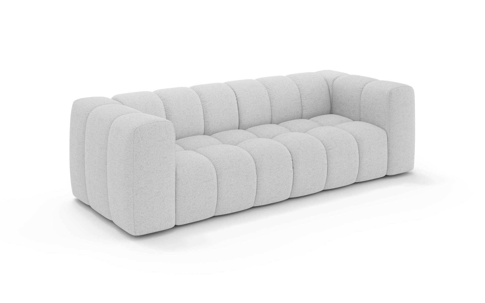 homsy by Ana Johnson Big-Sofa »»L« BOUBELLE Design-Sofa mit Steppung, Bubble-Optik, Breite 246 cm« 4-Sitzer mit Wellenunterfederung, L Sitztiefe 63 cm
