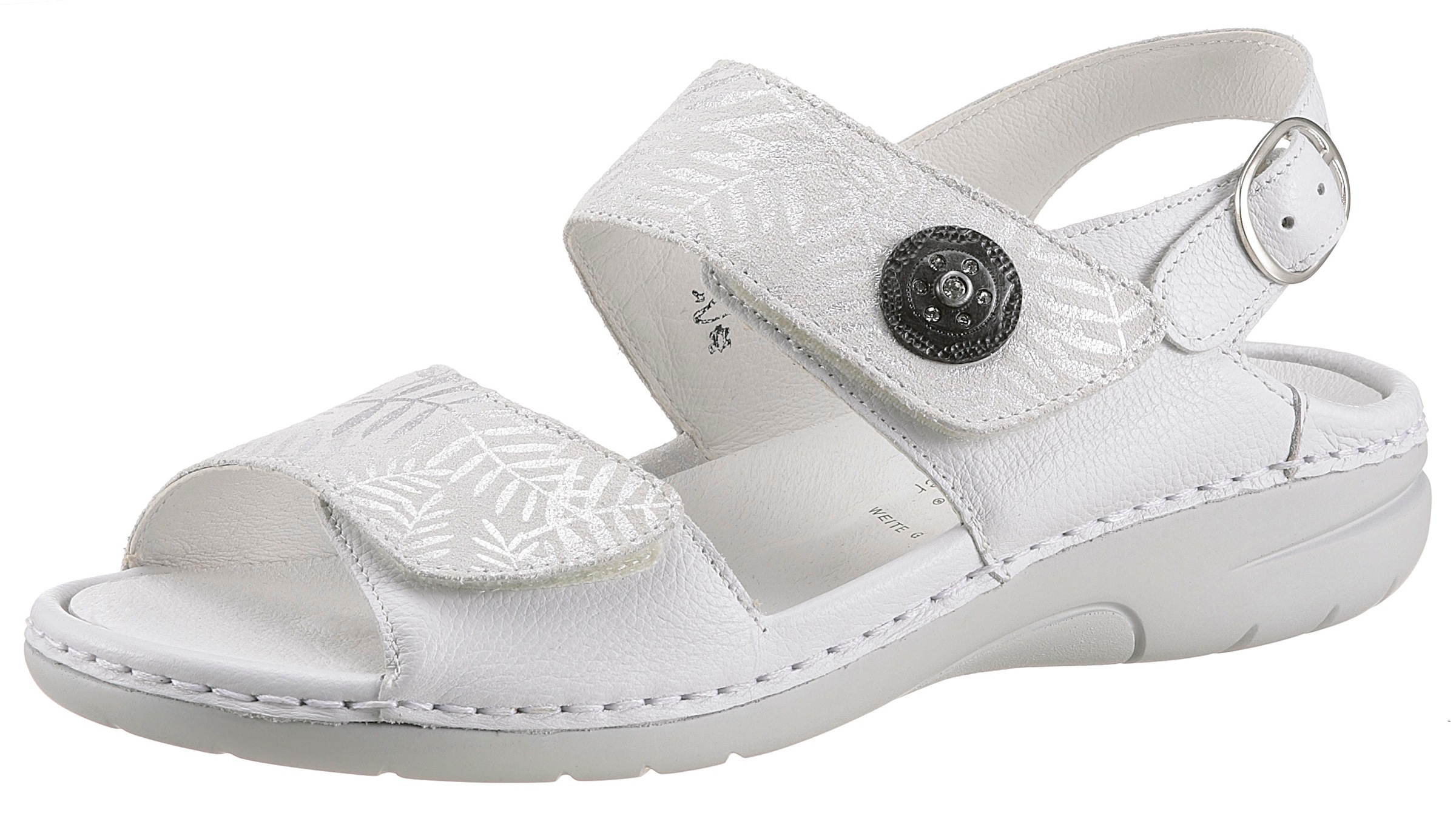 Sandalias Cómodas Con Hebilla Plateada Para Mujer