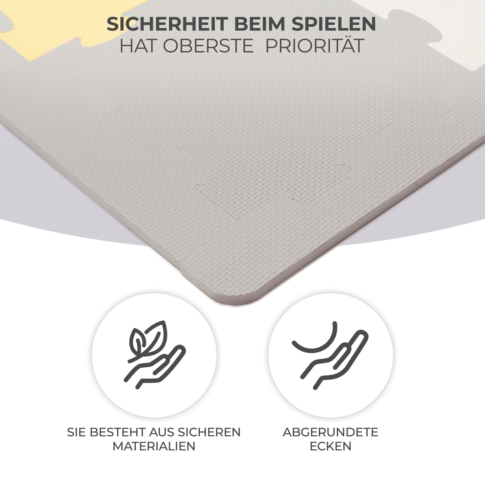 Kinderkraft Spielmatte »Schaumstoff-Puzzlematte LUNO SHAPES«