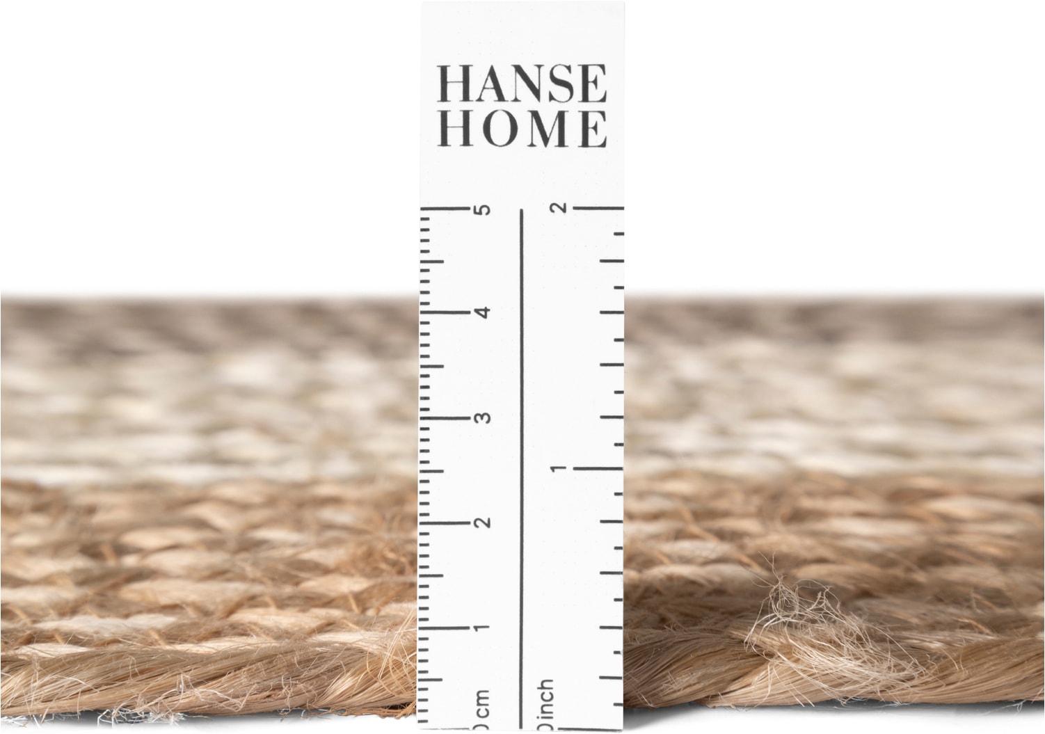 HANSE Home Teppich »Juno Fusion  Juteteppich« rechteckig 9 mm Höhe Jute, Shape, Handgemacht, Wohnzimmerteppich, Naturteppich, Wohnzimmer