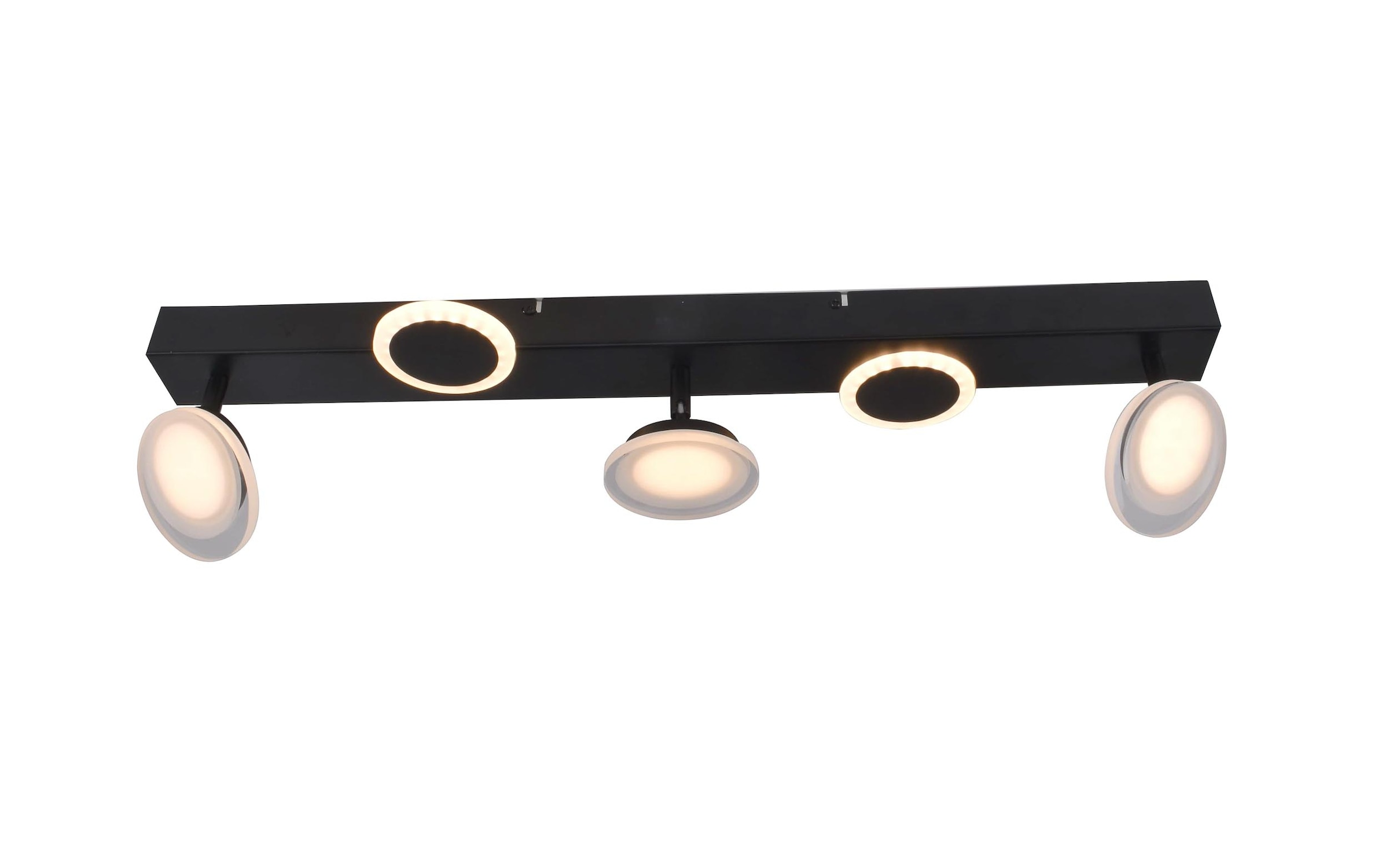 Brilliant LED Deckenstrahler »Meriza«, 3 flammig-flammig, 70 cm Breite, 2800lm, warmweiß, schwenkbar, Metall/Kunststoff, schwarz