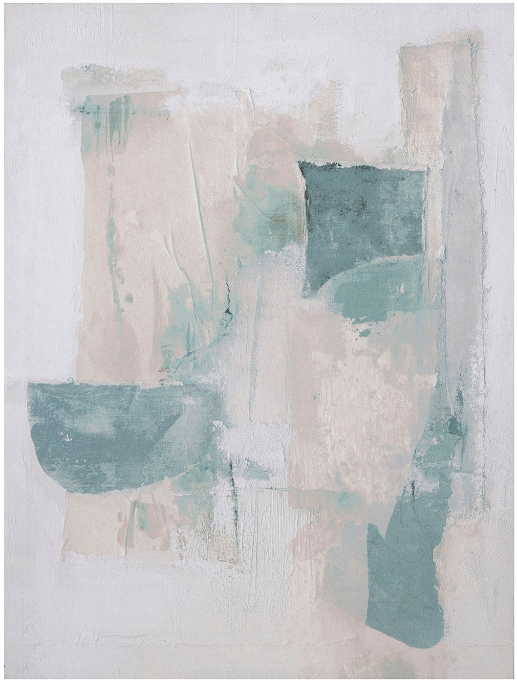 GILDE Leinwandbild »Bild rechteckig Magul weiß H. 80 cm« 1 Stk. tlg. günstig online kaufen