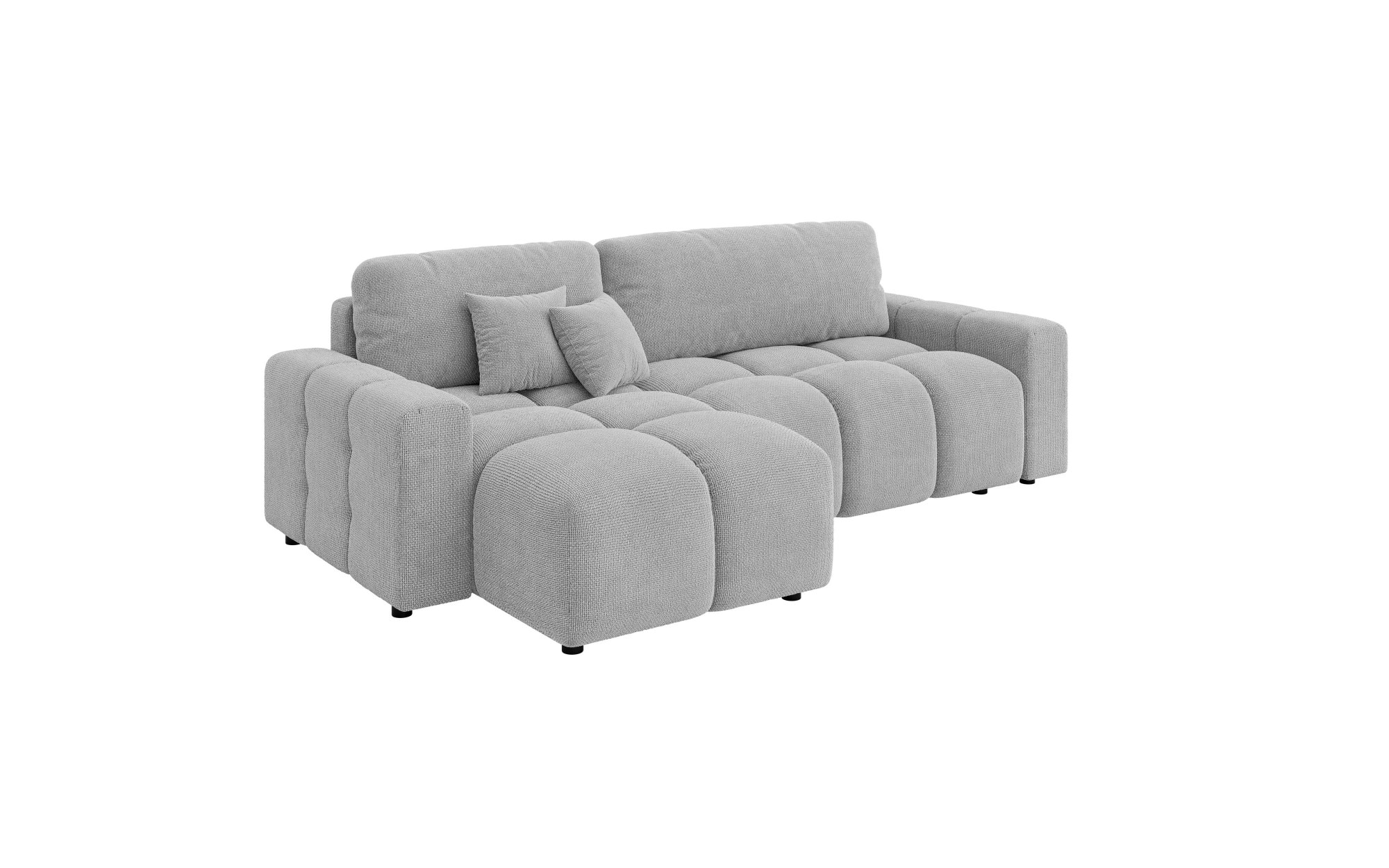 INOSIGN Ecksofa »FELICI, Schlafsofa 233cm, L-Form mit Recamiere beidseitig montierbar«, Designsofa mit Bettfunktion und Bettkasten, Maße B/T/H: 233/142/88 cm