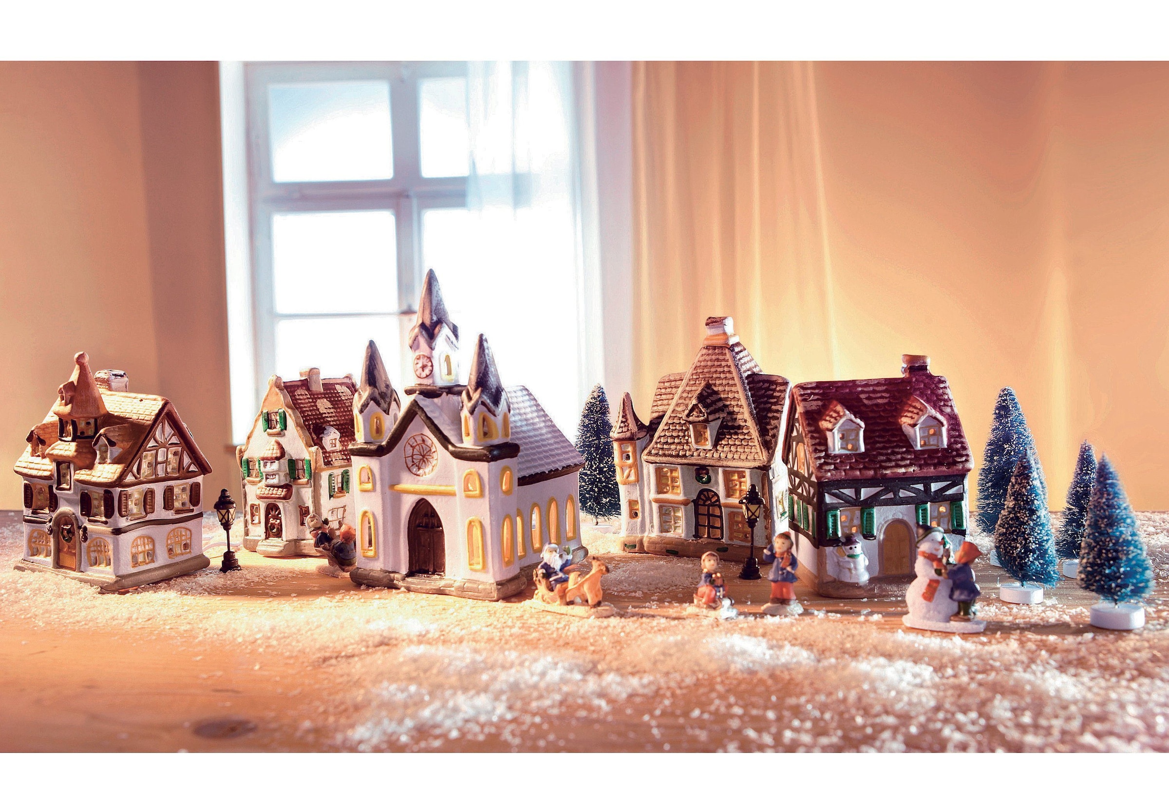 Home affaire Weihnachtsdorf, online (17-tlg.) kaufen