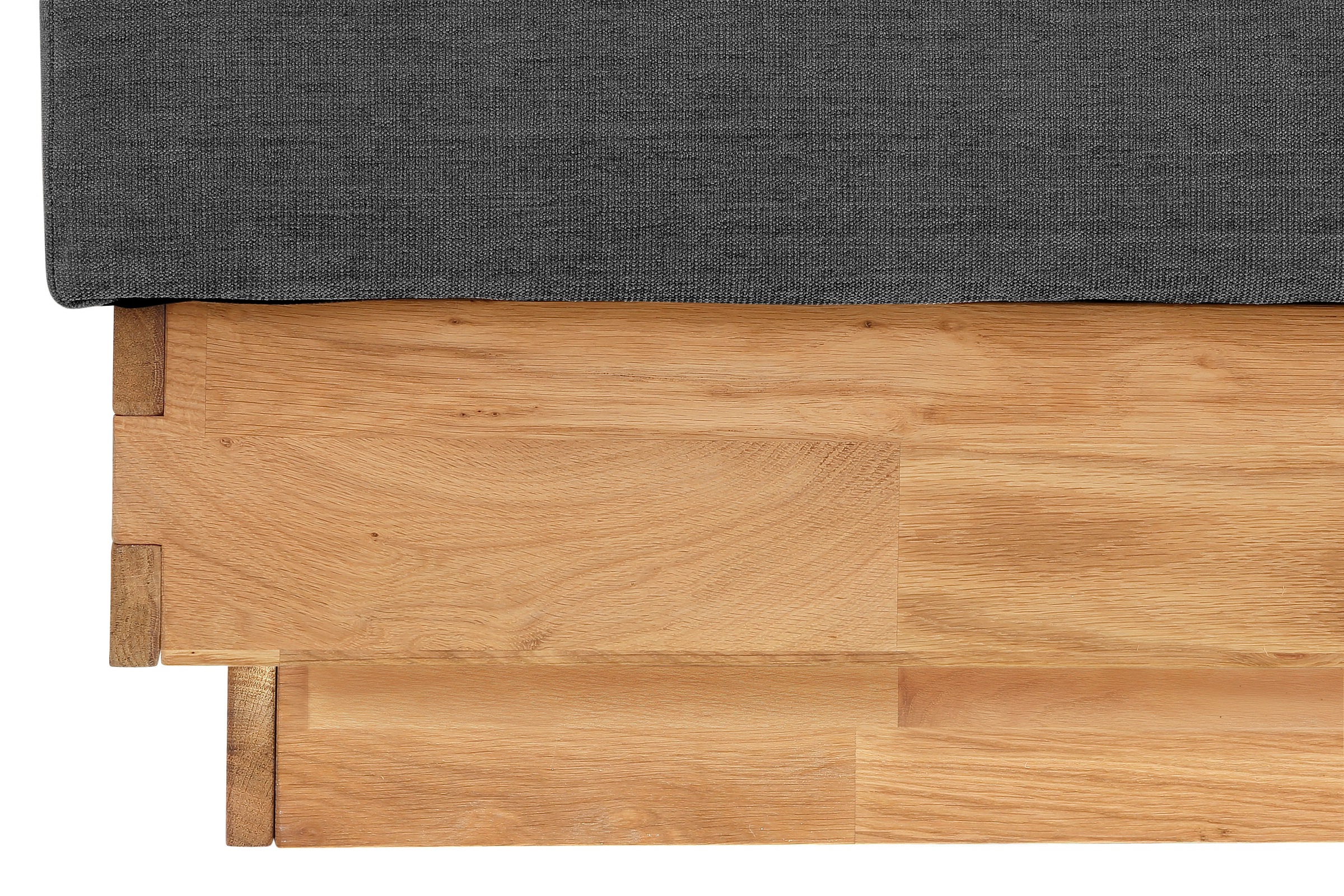 OTTO products Boxspringbett »Jenna«, ohne LED-Beleuchtung, mit zertifizierten, recycelten Bezugsstoffen