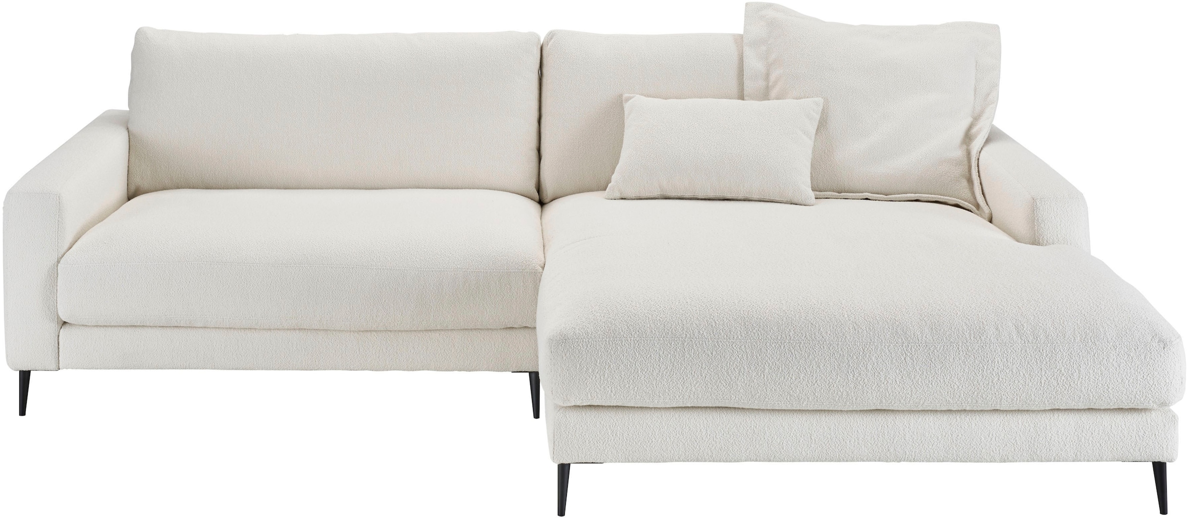 Home affaire Ecksofa »Downtown, B/T/H: 272/190/84 cm L-Form« weicher Sitzko günstig online kaufen