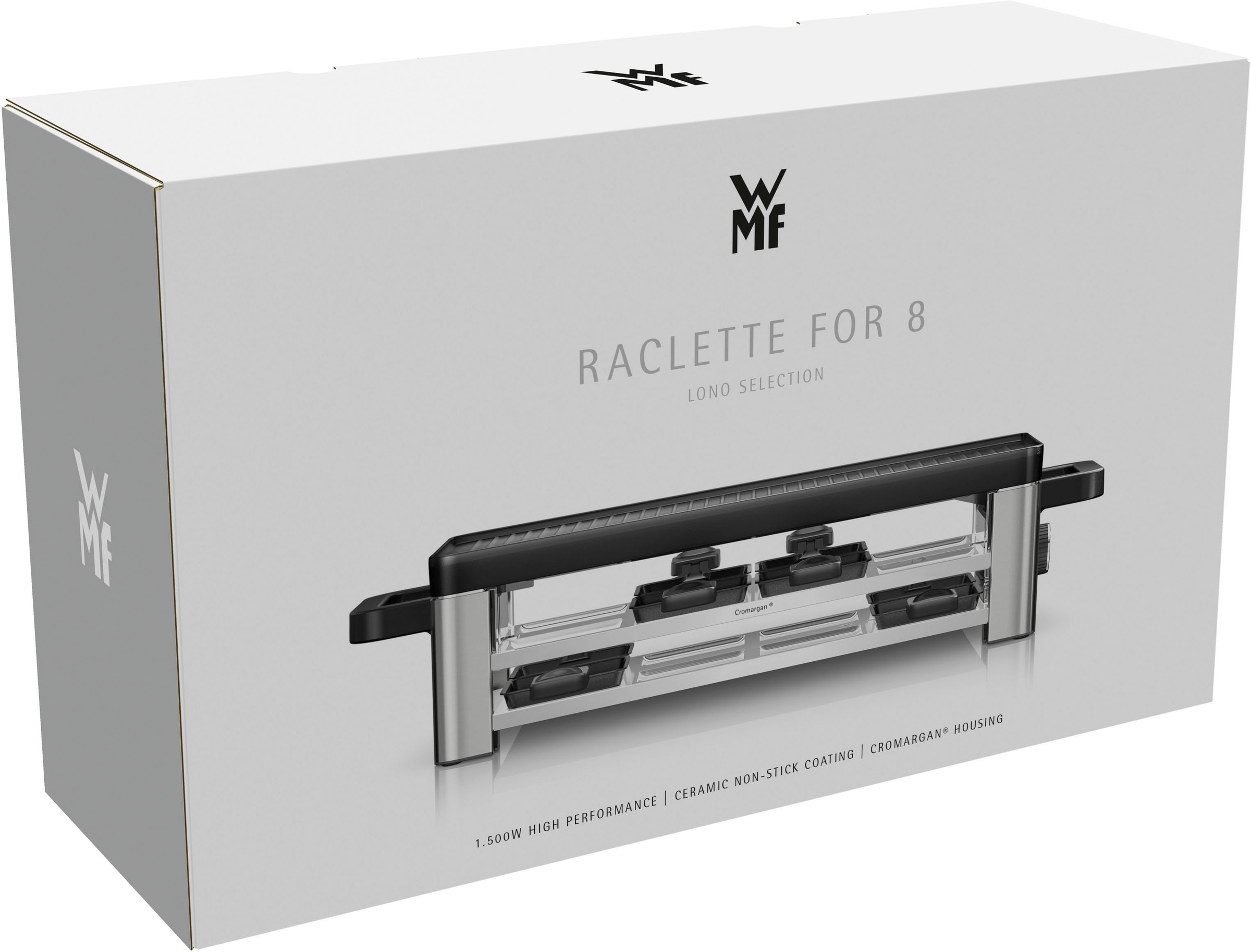 WMF Raclette »Lono Selection« 8 Stk. Raclettepfännchen 1.500 W