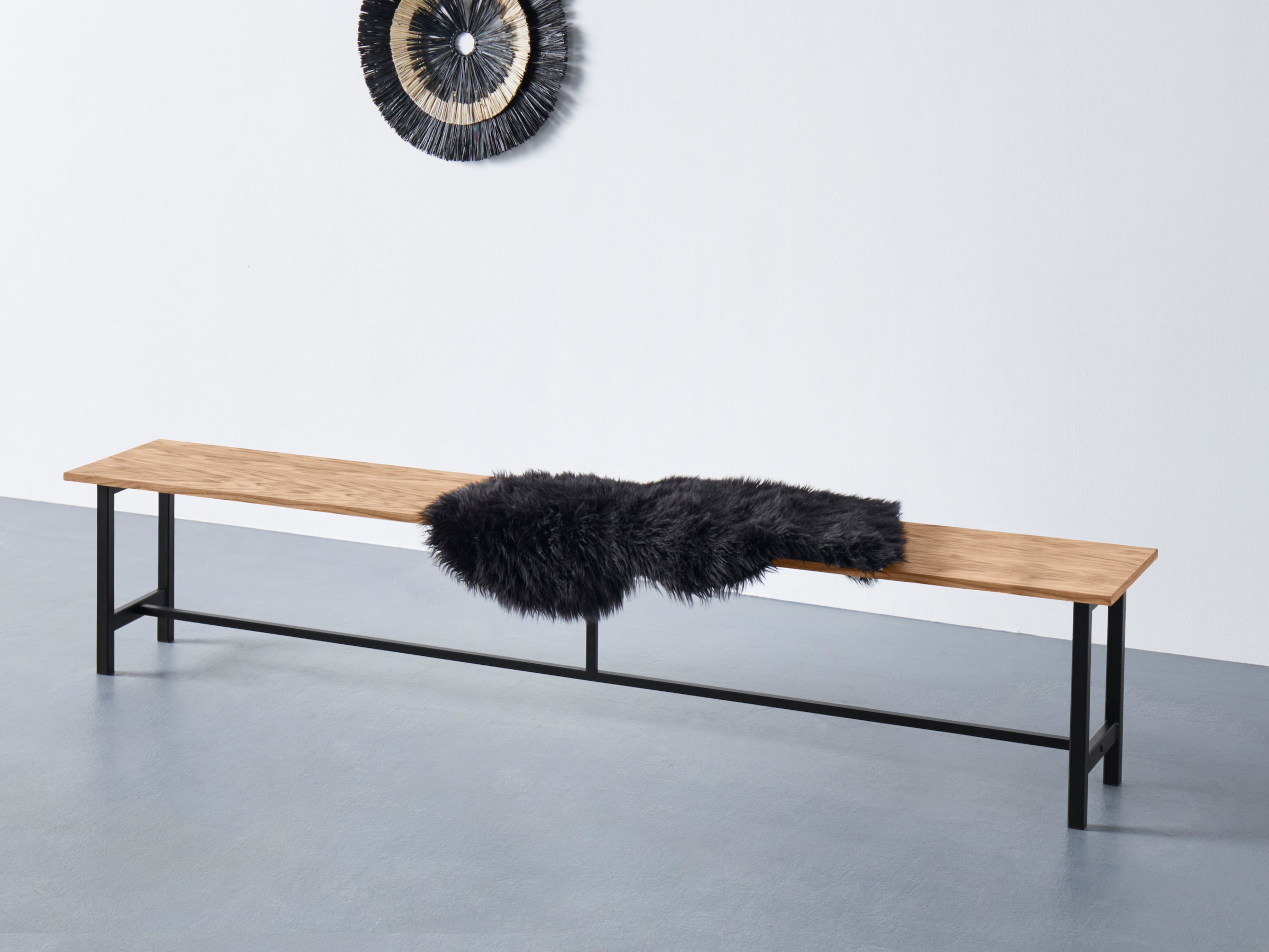 HOME AFFAIRE Essbank »Sare« Mit Echtholzfurnier aus Eiche natur