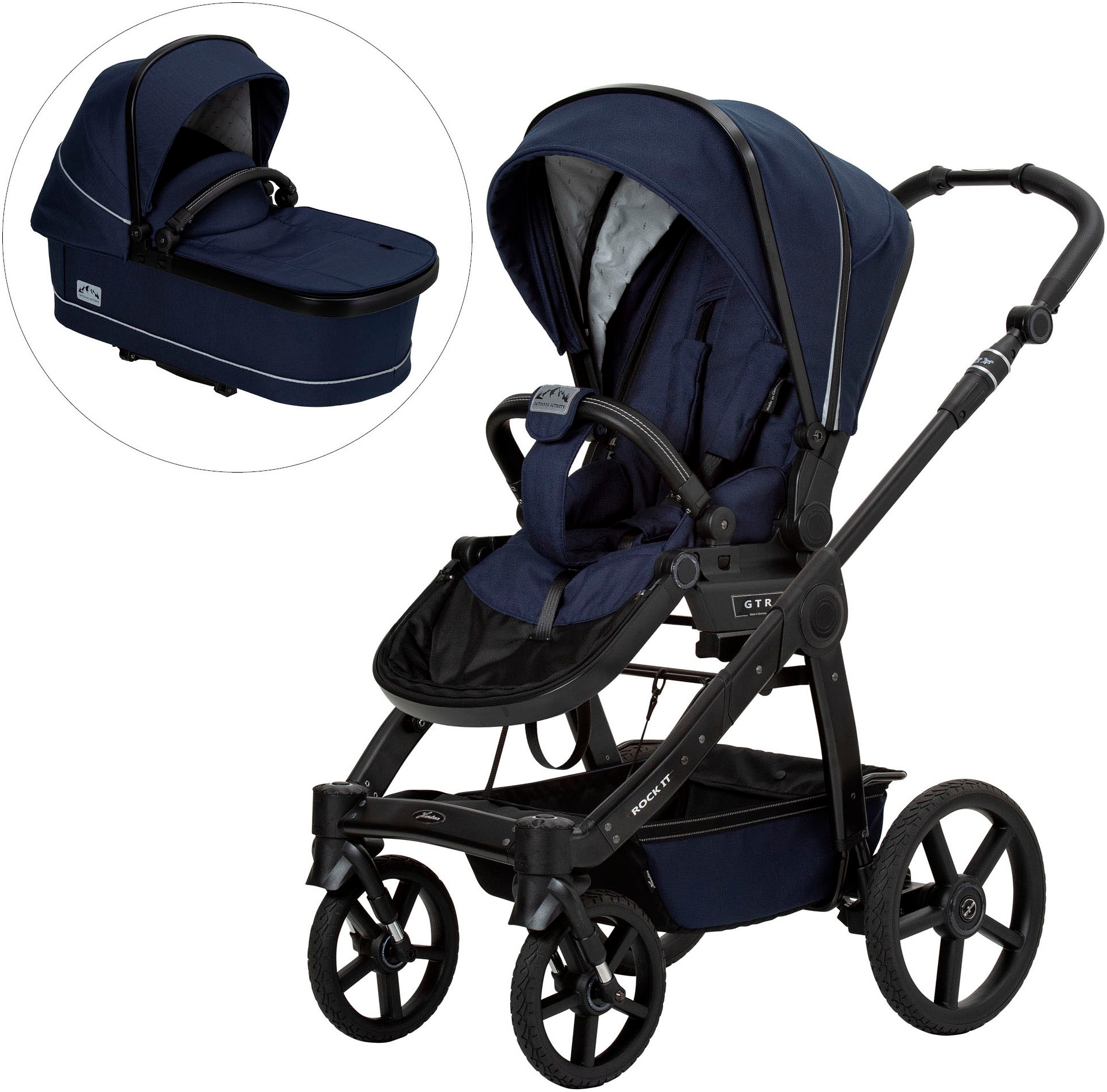 Hartan Kombi-Kinderwagen »Rock it GTR Outdoor«, Made in Germany