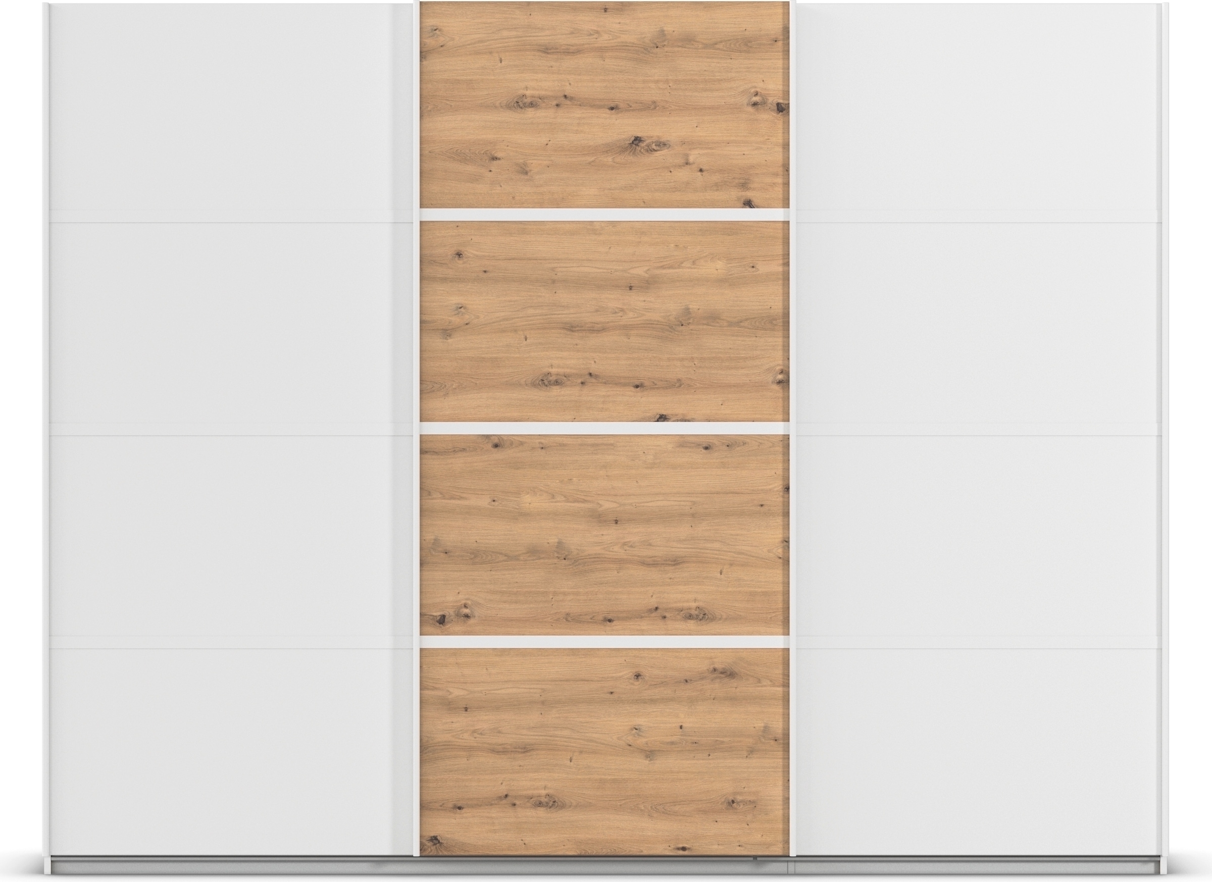 rauch Kleiderschrank »Schwebetürenschrank OTTO´s Choice Garderobe Schrank TOP ANGEBOT Avola«, (in 3 verschiedenen Ausstattungen BASIC/CLASSIC/PREMIUM), mit eleganten Zierleisten in Chrom, Schwarz oder Weiß MADE IN GERMANY