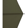 doppler® Taschenregenschirm »nature Mini, deep olive«, aus recyceltem Material mit Griff aus FSC®- schützt Wald - weltweit