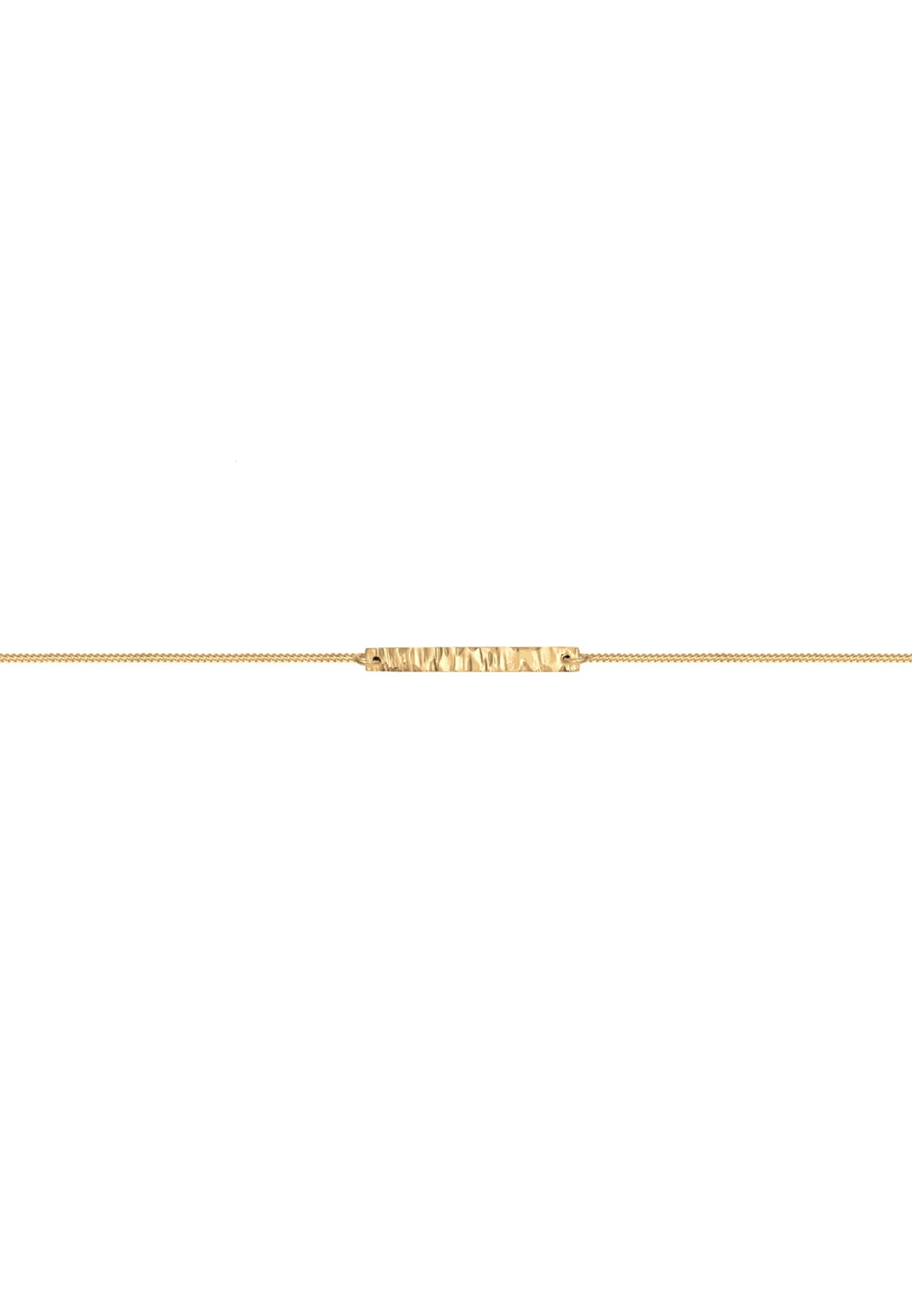 Elli Collier »Choker Platte Gehämmert 925er Silber«