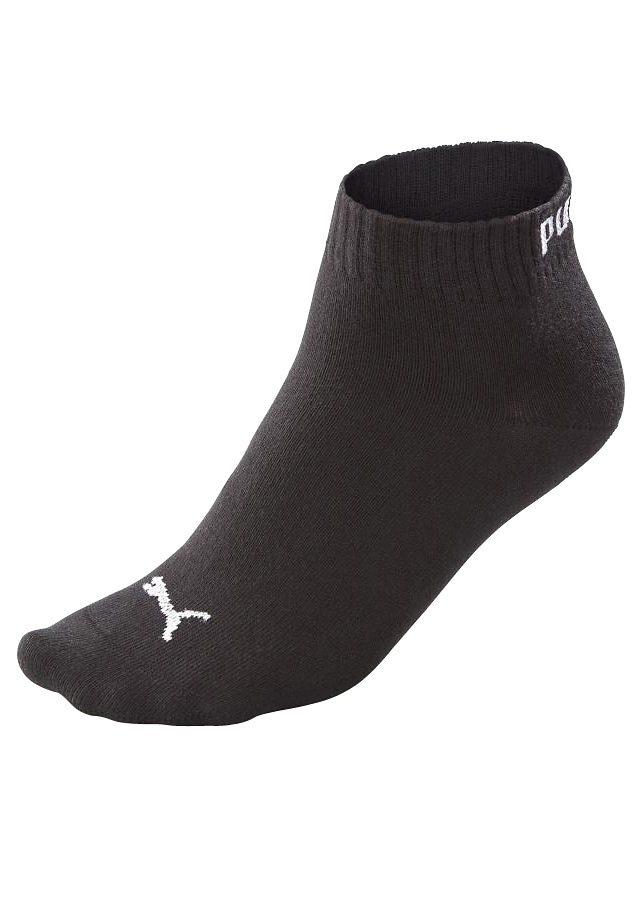 PUMA Kurzsocken, (3er-Pack), mit Rippbündchen