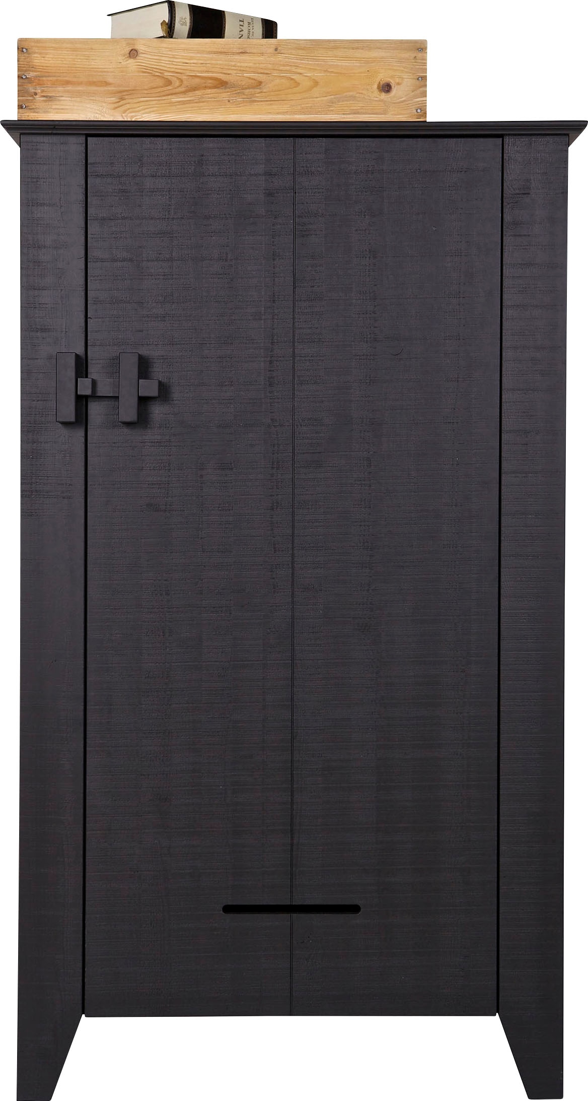 WOOOD Stauraumschrank »Gijs«, Bauernschrank mit Griff, H 142 cm x B 85 cm