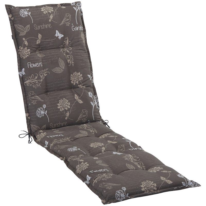 GO-DE Liegenauflage »Amalfi« taupe Obermaterial: 50% Baumwolle, 50% Polyester