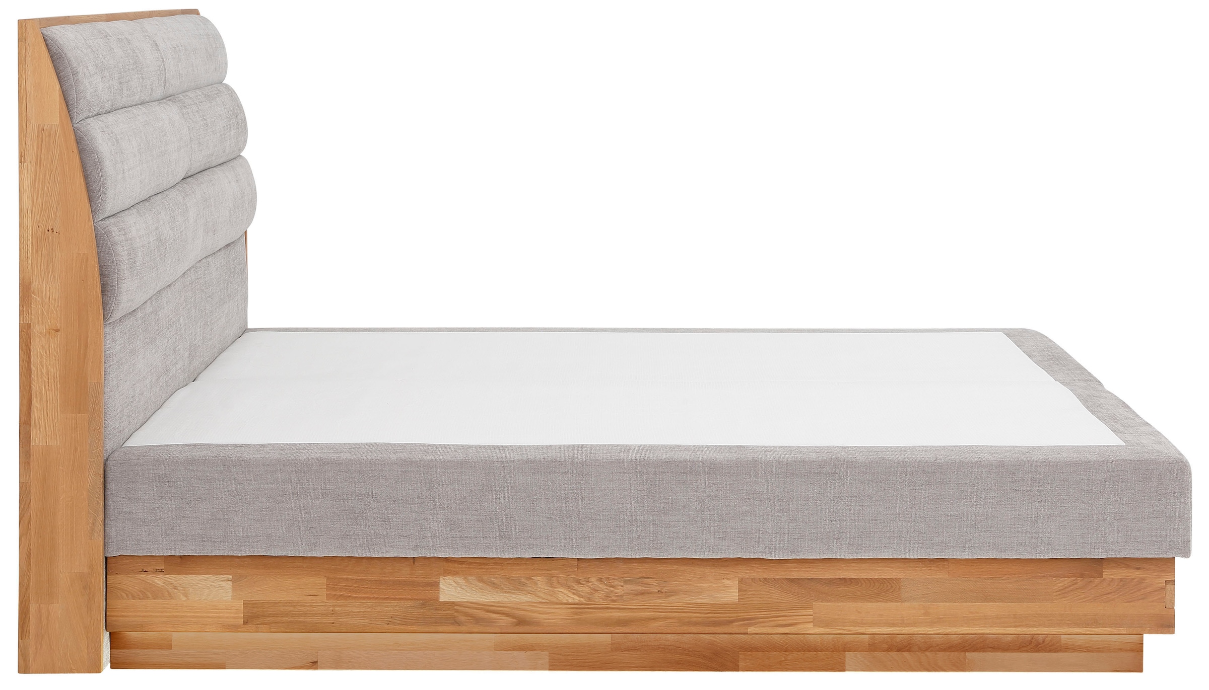 OTTO products Boxspringbett »Jenna«, ohne LED-Beleuchtung, mit zertifizierten, recycelten Bezugsstoffen