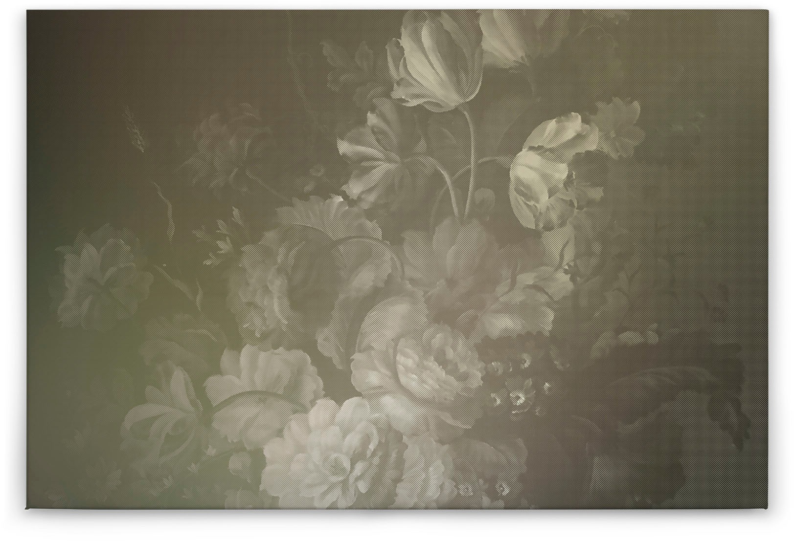 A.S. Création Leinwandbild »dutch pastel 4«, Kunst-Blumen-Kinder, (1 St.), Keilrahmen Bild Floral Rosen Leinwand-Bild Wohnzimmer modern Wandbild