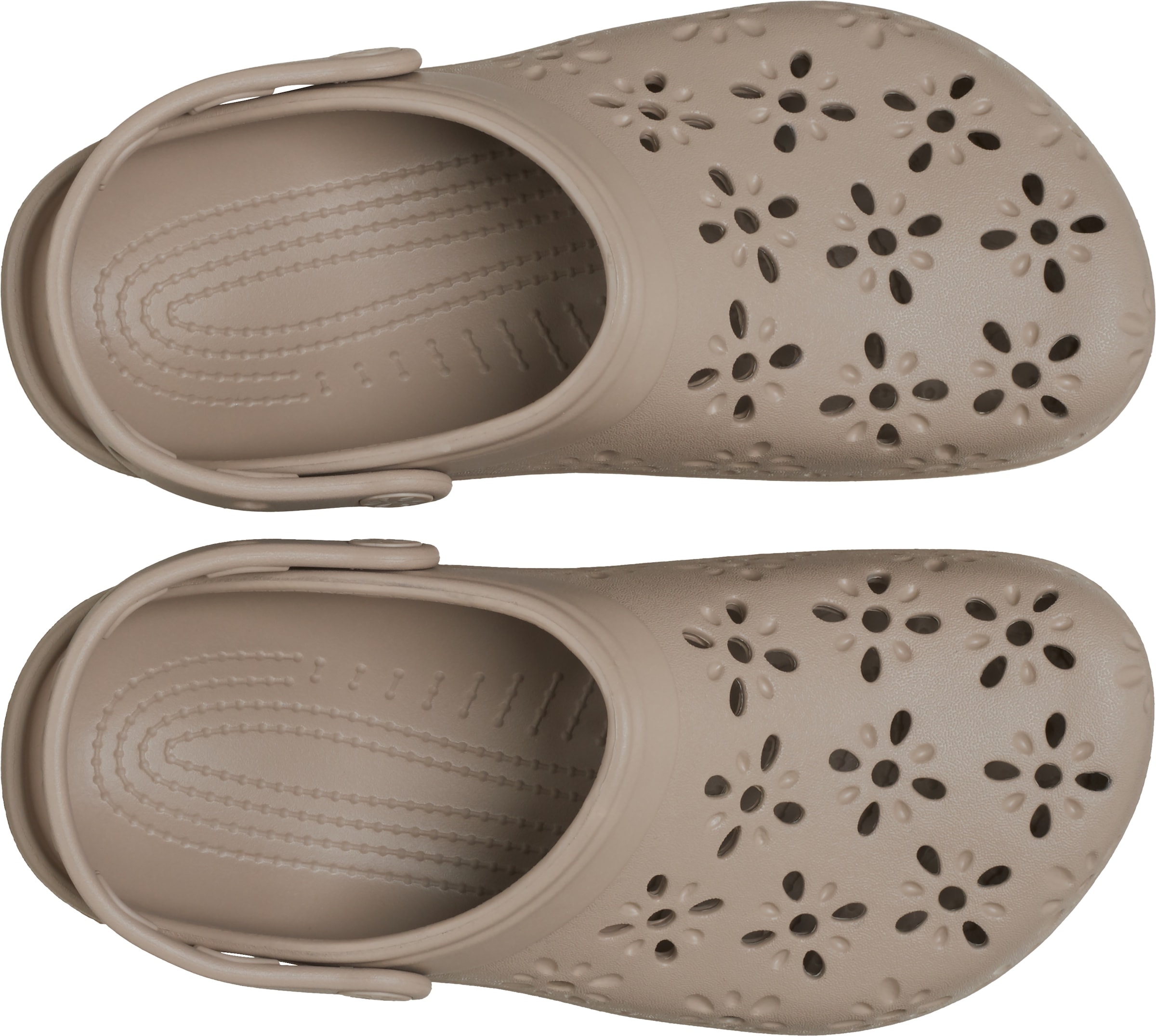 Crocs Clog »Classic Floral Cut Out Clog«, Sandale, Sommerschuh, Loafer mit Lüftungsöffnungen in Blütenstruktur