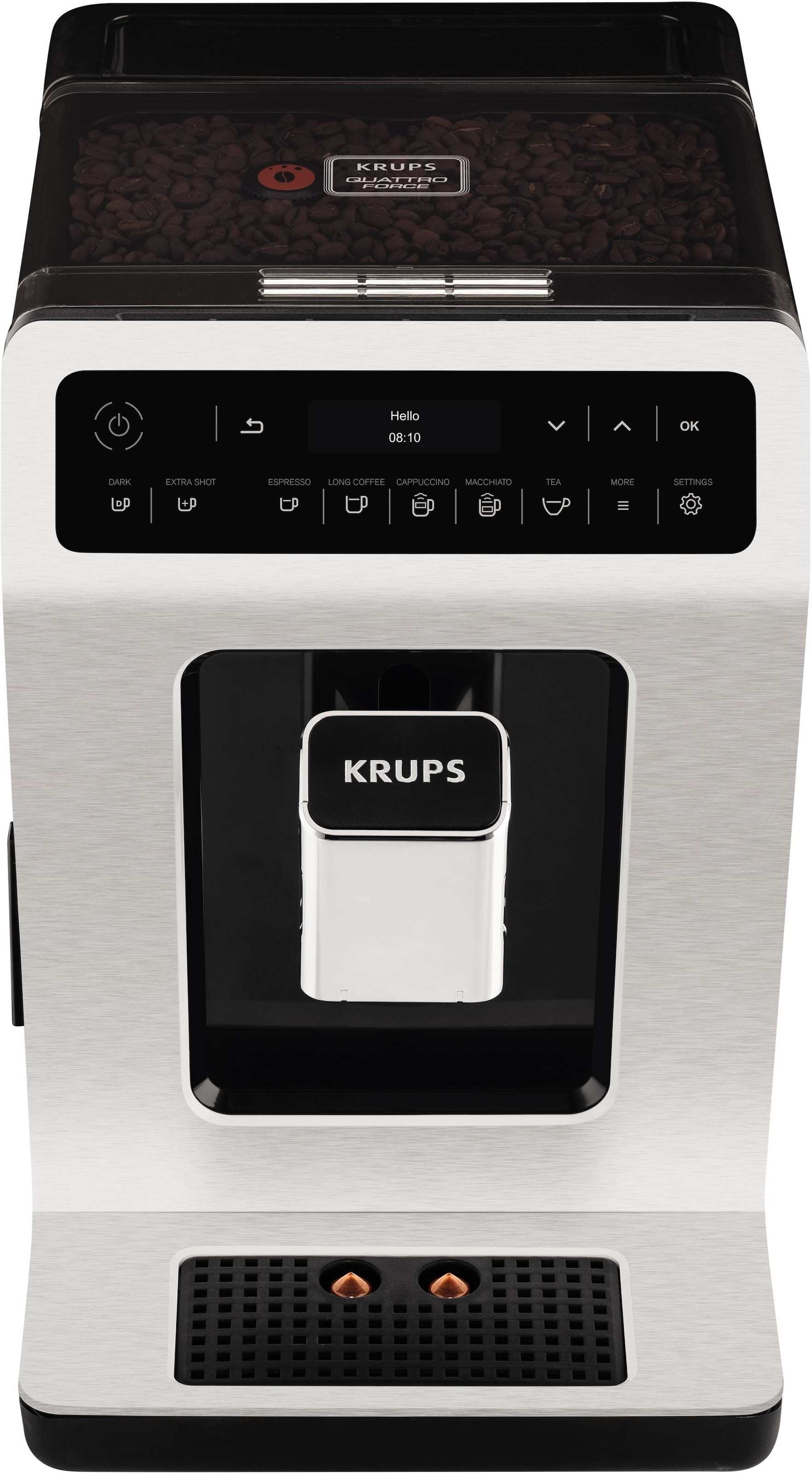 Krups Kaffeevollautomat »EA891D Evidence«, 12 Kaffee- und 3 Tee-Variationen, OLED-Display und Touchscreen