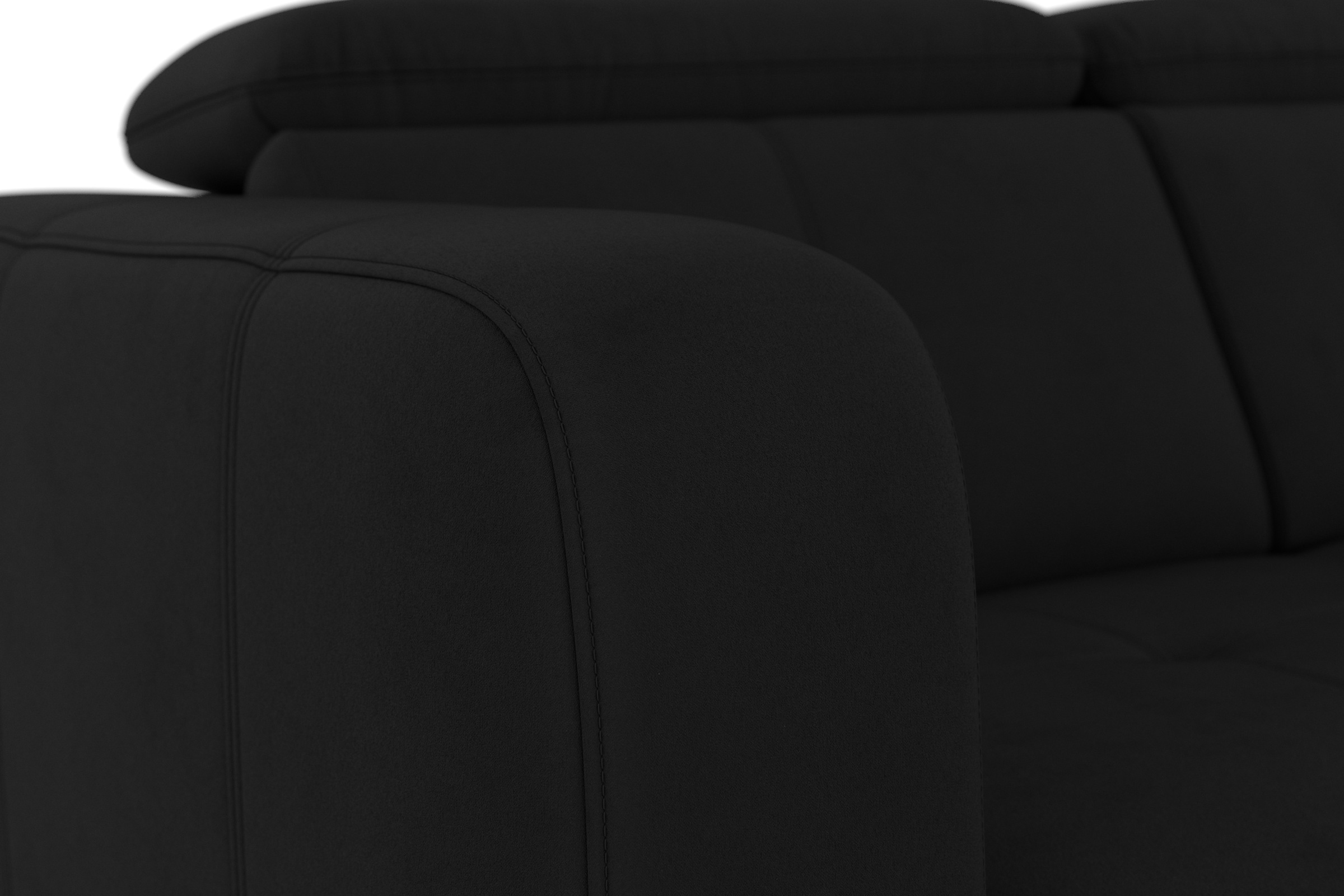 sit&more Ecksofa »Belluci L-Form«, inklusive Federkern, wahlweise mit Bettfunktion und Bettkasten
