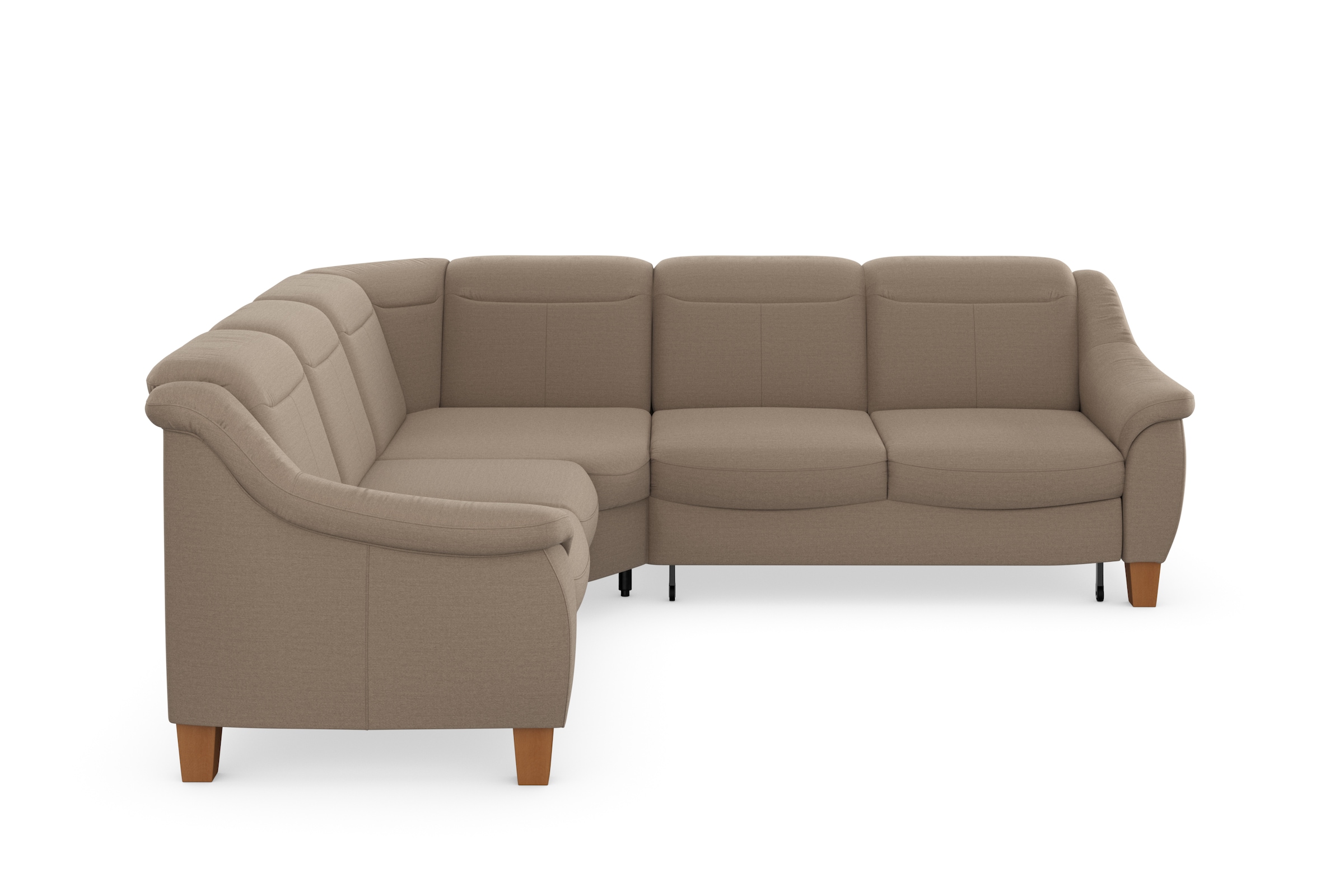 Home affaire Ecksofa »Caldera L-Form«, Federkern, wahlweise mit Kopfteilverstellung, Bettfunktion, Bettkasten