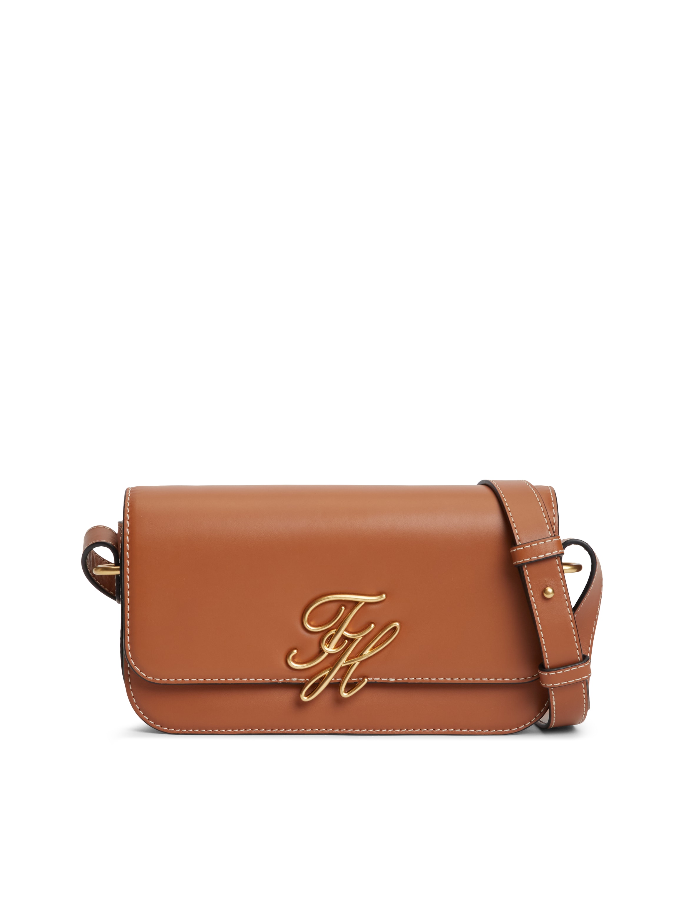 Tommy Hilfiger Umhängetasche »TH SCRIPT FLAP CROSSOVER« Schultertasche, Handtasche, Mulitfach, Clutch mit Logo