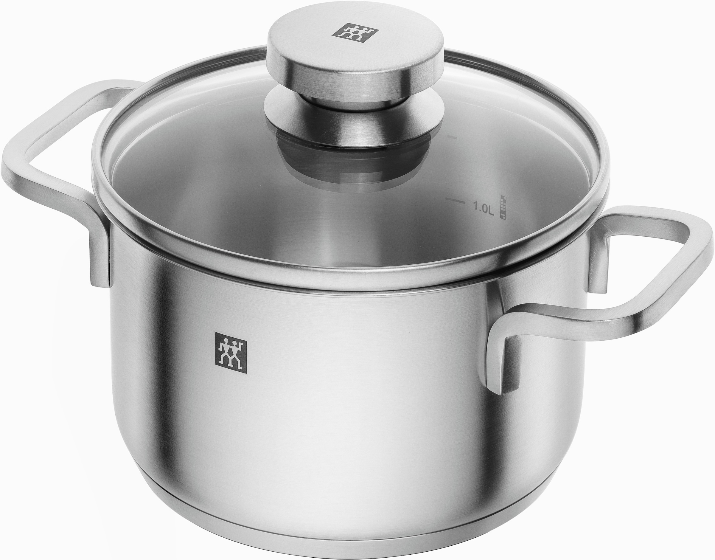 Zwilling Topf-Set »Focus«, Edelstahl 18/10, (Set, 9 tlg., je 1 Kochtopf 16/20/24 cm, Kasserolle 16 cm, Bratentopf 20 cm), Induktion