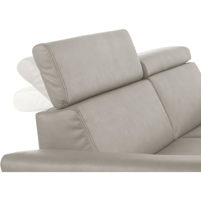 auf Style Luxus«, Raten »Trapino in bestellen Luxus-Microfaser of 2-Sitzer wahlweise Rückenverstellung, Places mit Lederoptik
