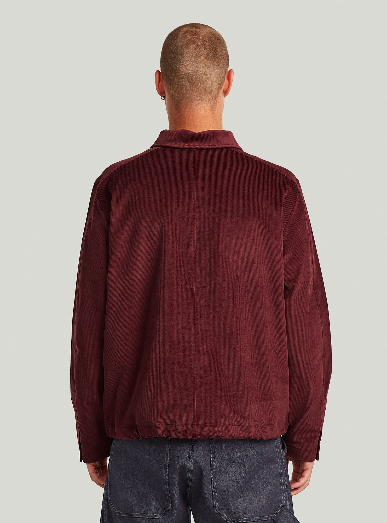 G-STAR Langarmshirt »Cord Coach Sweatjacke«