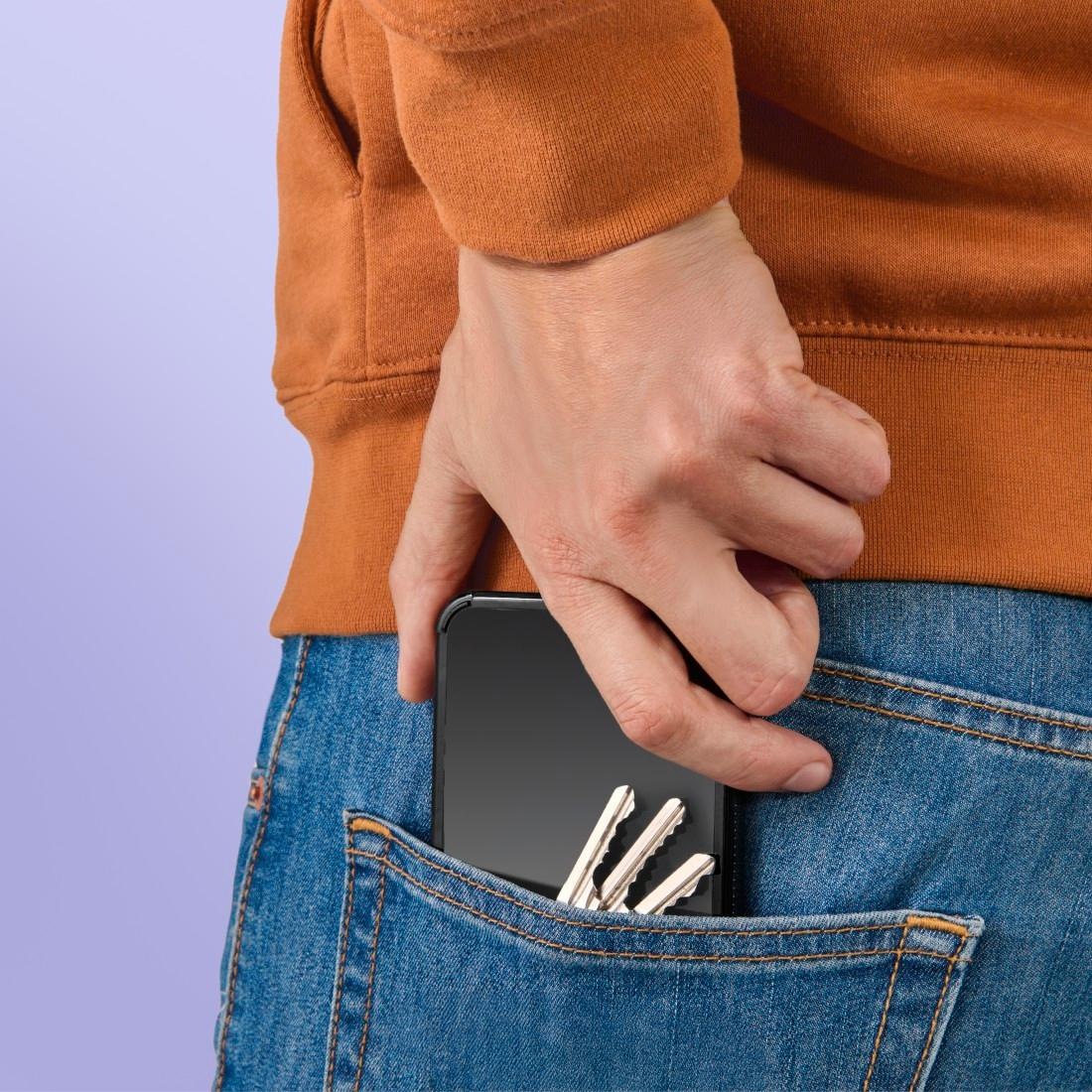 Hama Smartphone-Hülle »Handyhülle „Extreme Protect“ für iPhone 17 Pro (stoßfest, sturzsicher)« kratzfest