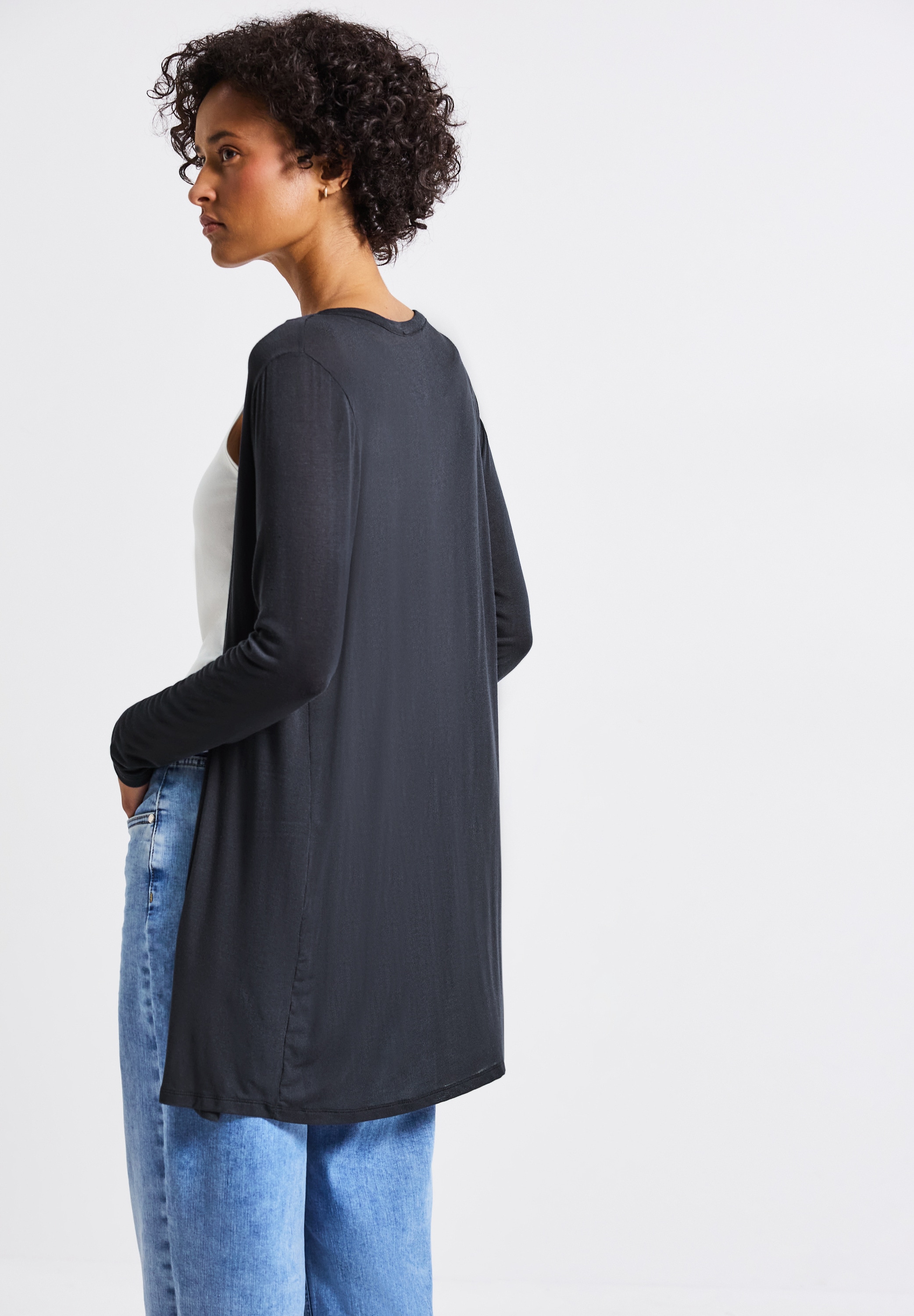STREET ONE Shirtjacke, ohne Verschluss