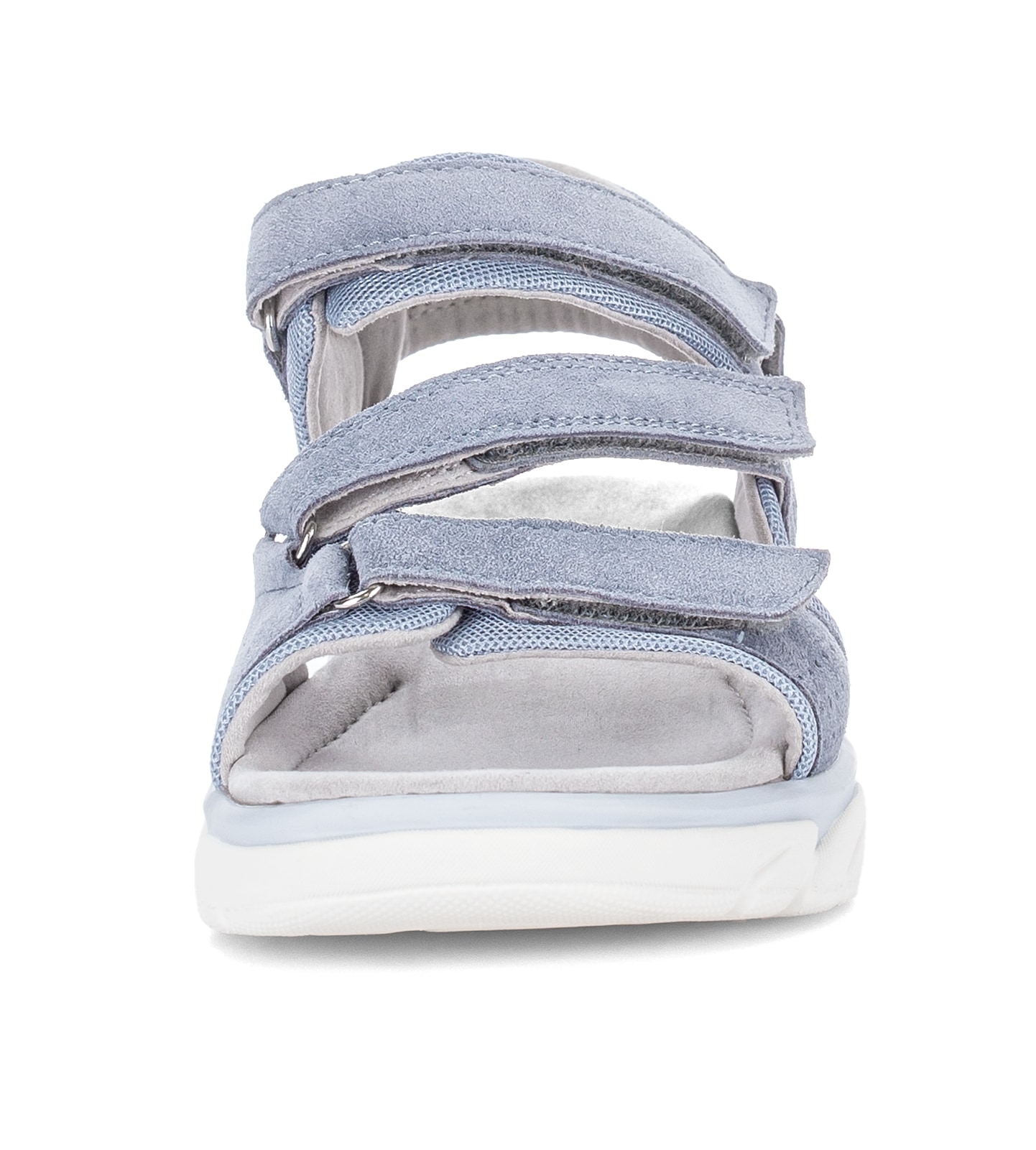 rollingsoft Sandalette  Keilabsatz, Riemchensandale mit Lochmuster und Ziernähten, G-Weite