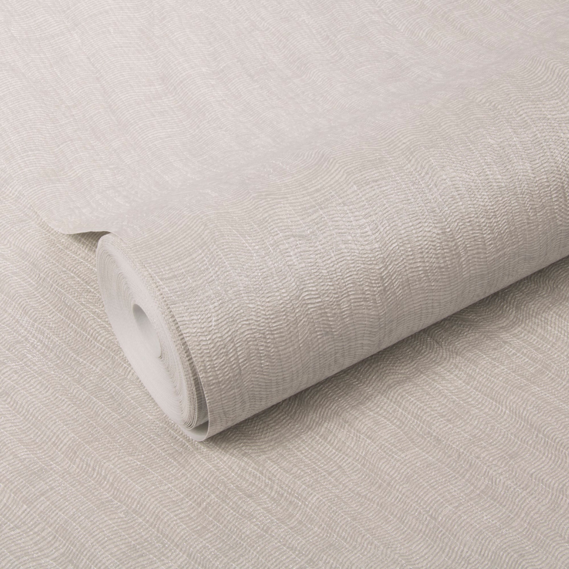 WOW Vliestapete »Gewebe« geprägt Grau - 10m x 52cm